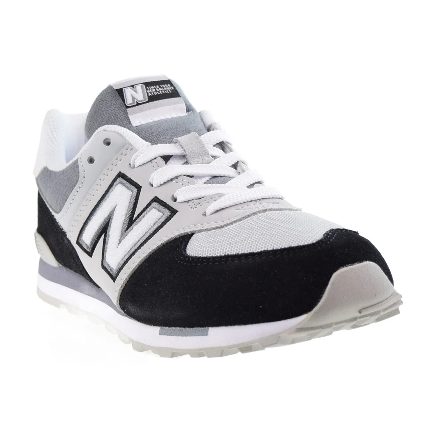 New Balance 574 Varsity Big Kids' Shoes Black-Grey
