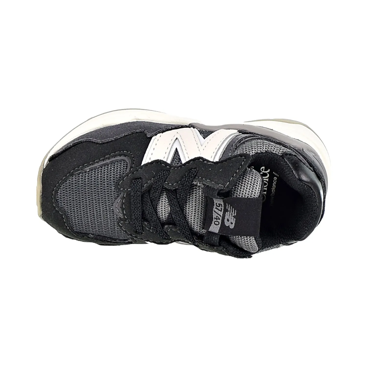 New Balance 57/40 Bungee Toddlers' Shoes Black-Beige