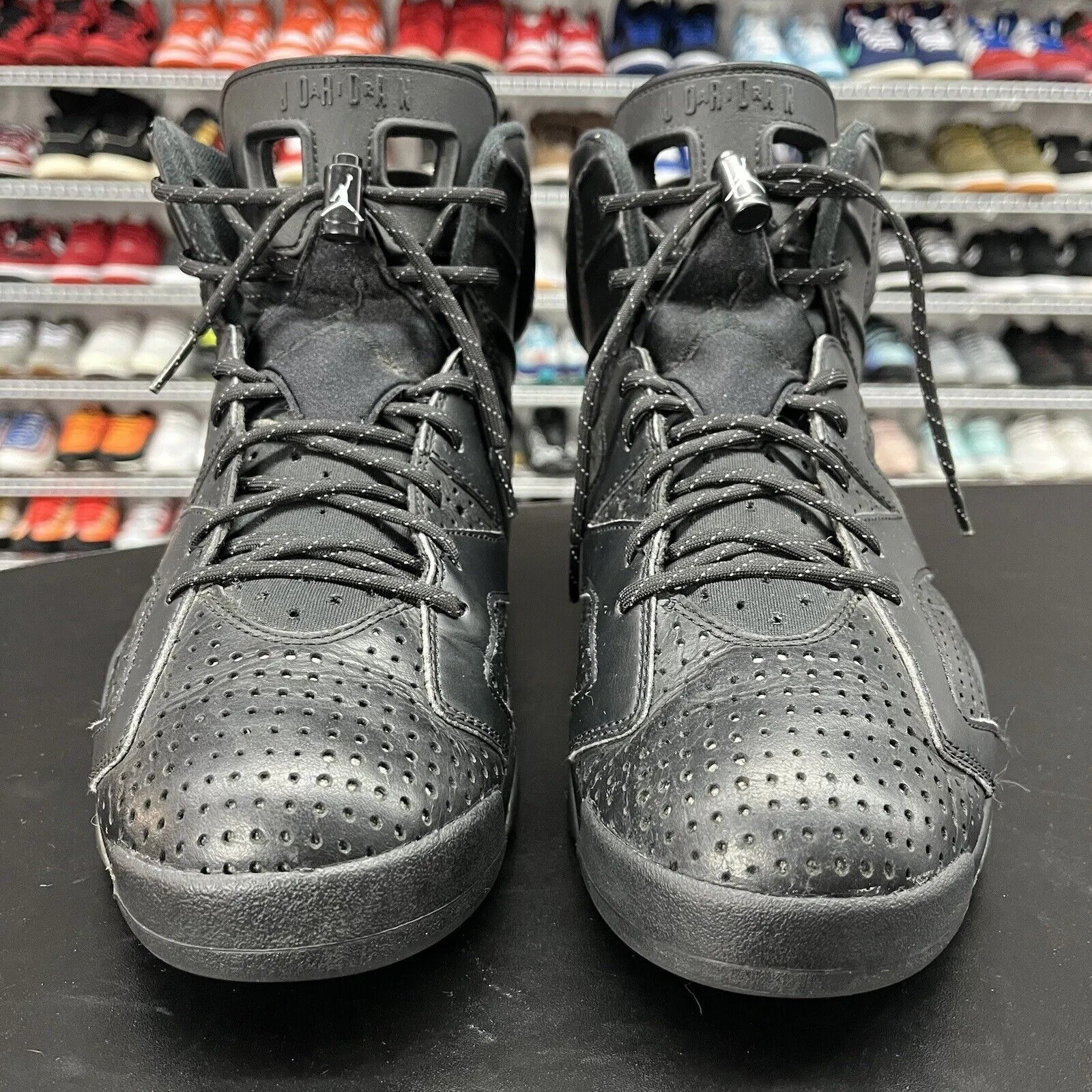 Nike Air Jordan 6 VI Retro Black Cat 2016 384664-020 Men's Size 10.5