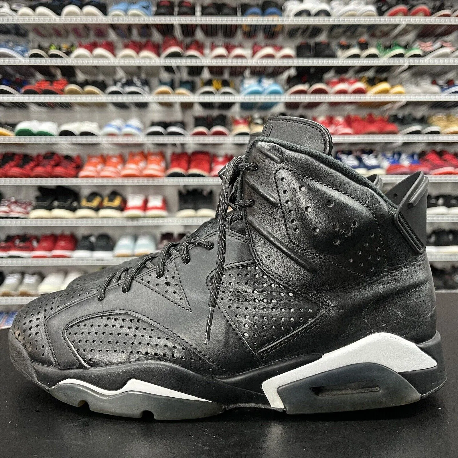 Nike Air Jordan 6 VI Retro Black Cat 2016 384664-020 Men's Size 10.5