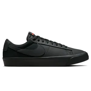 Nike SB Blazer Low Pro GT ISO Skateboard Shoe - Black/Black-Black-Black