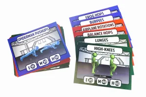 Ninja Warrior Station Cards