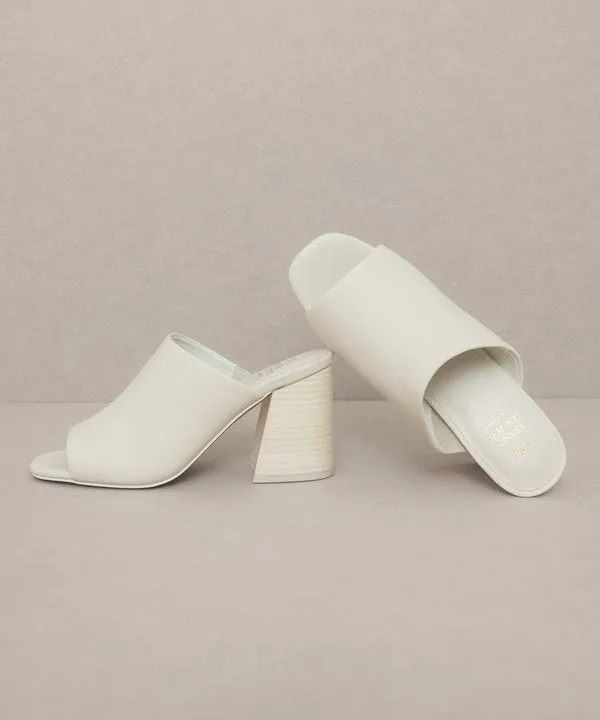 Oasis Society Kathleen - Block Heel Slides - Online Exclusive