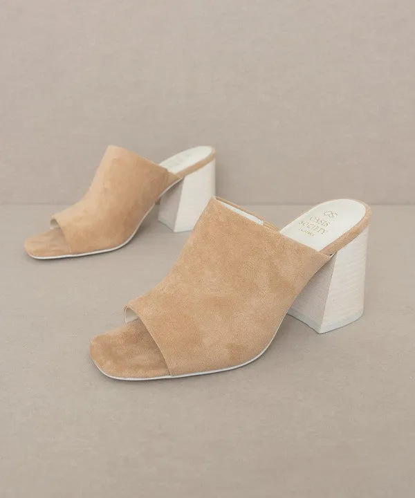 Oasis Society Kathleen - Block Heel Slides - Online Exclusive