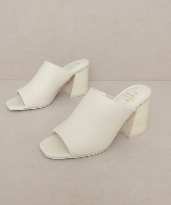 Oasis Society Kathleen - Block Heel Slides - Online Exclusive