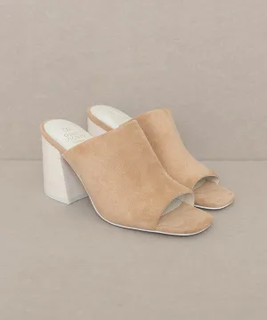 Oasis Society Kathleen - Block Heel Slides - Online Exclusive