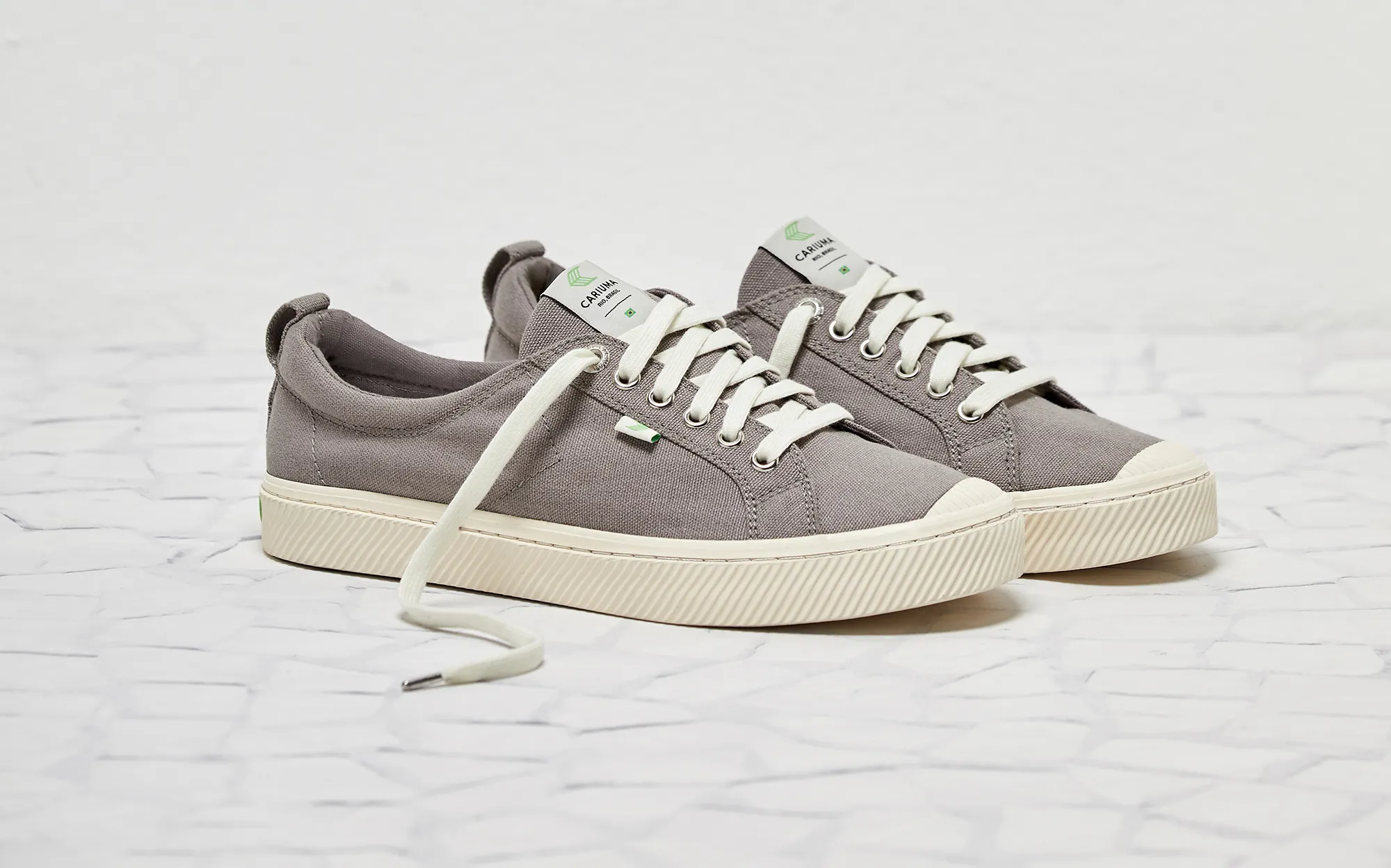 OCA Low Mystic Grey Canvas Sneaker Women