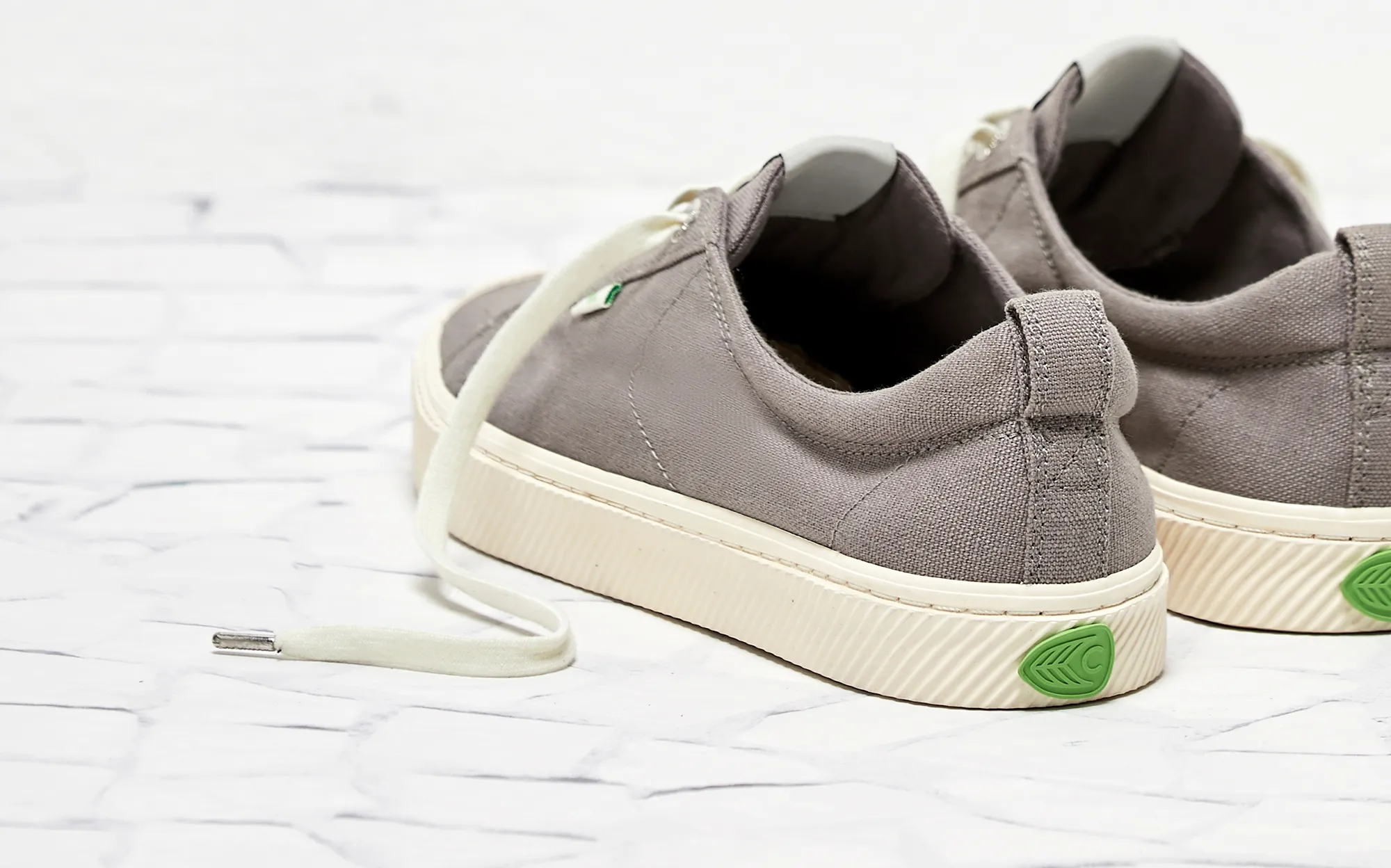 OCA Low Mystic Grey Canvas Sneaker Women