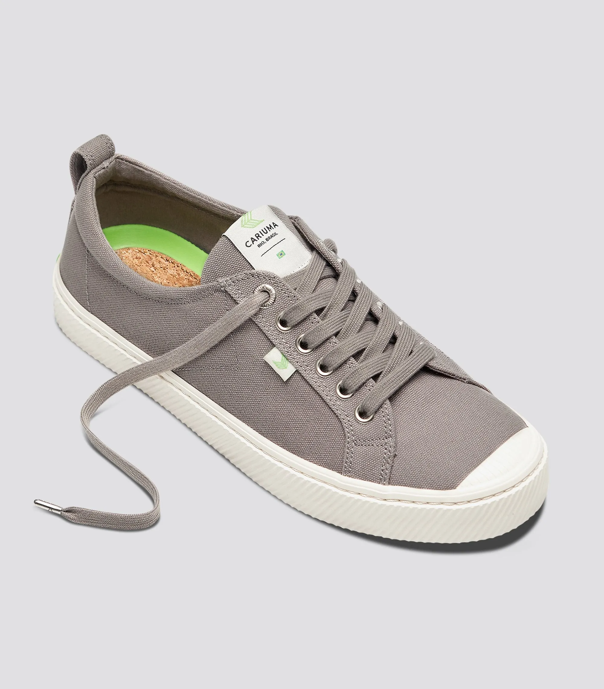 OCA Low Mystic Grey Canvas Sneaker Women