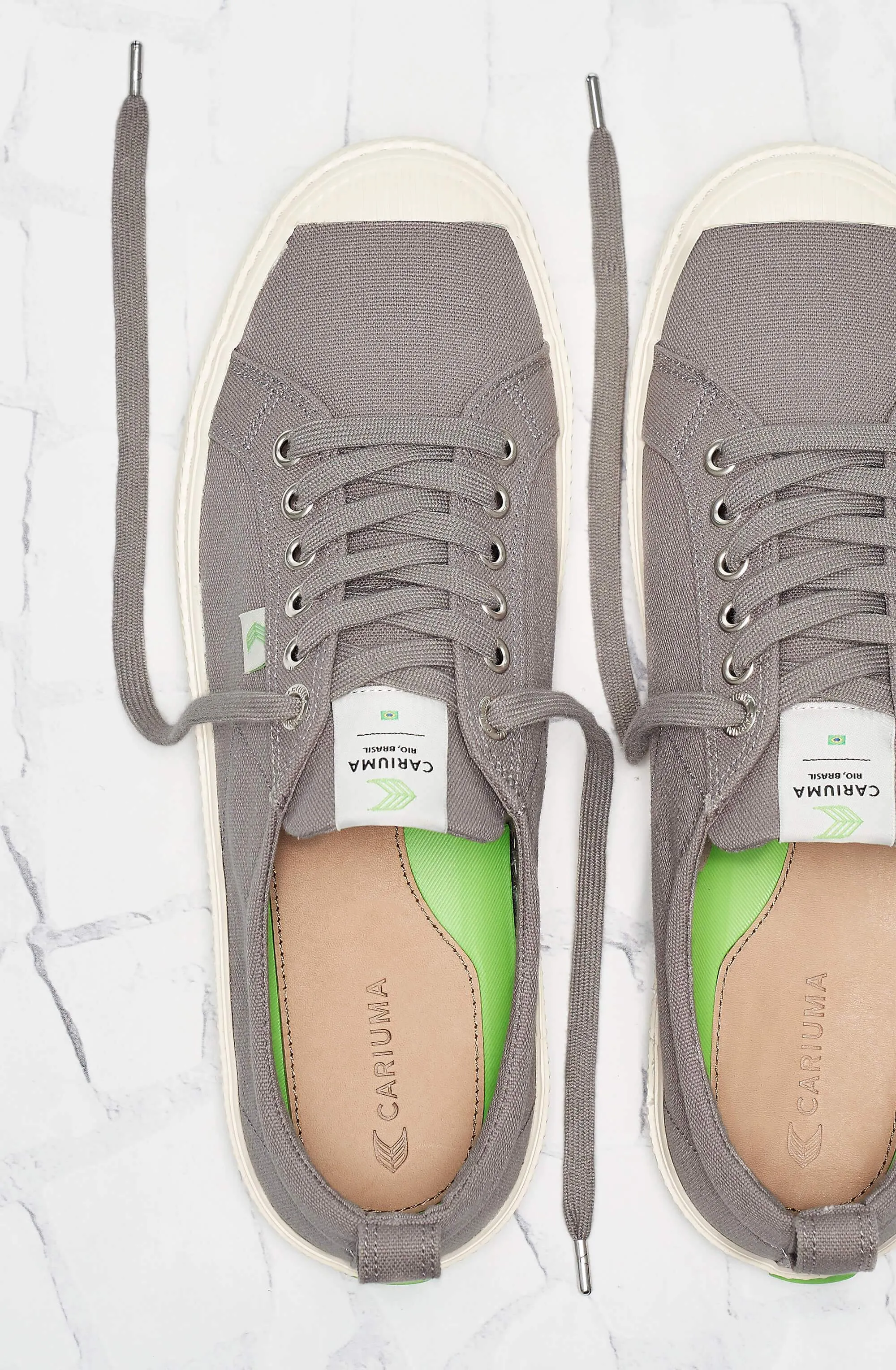 OCA Low Mystic Grey Canvas Sneaker Women
