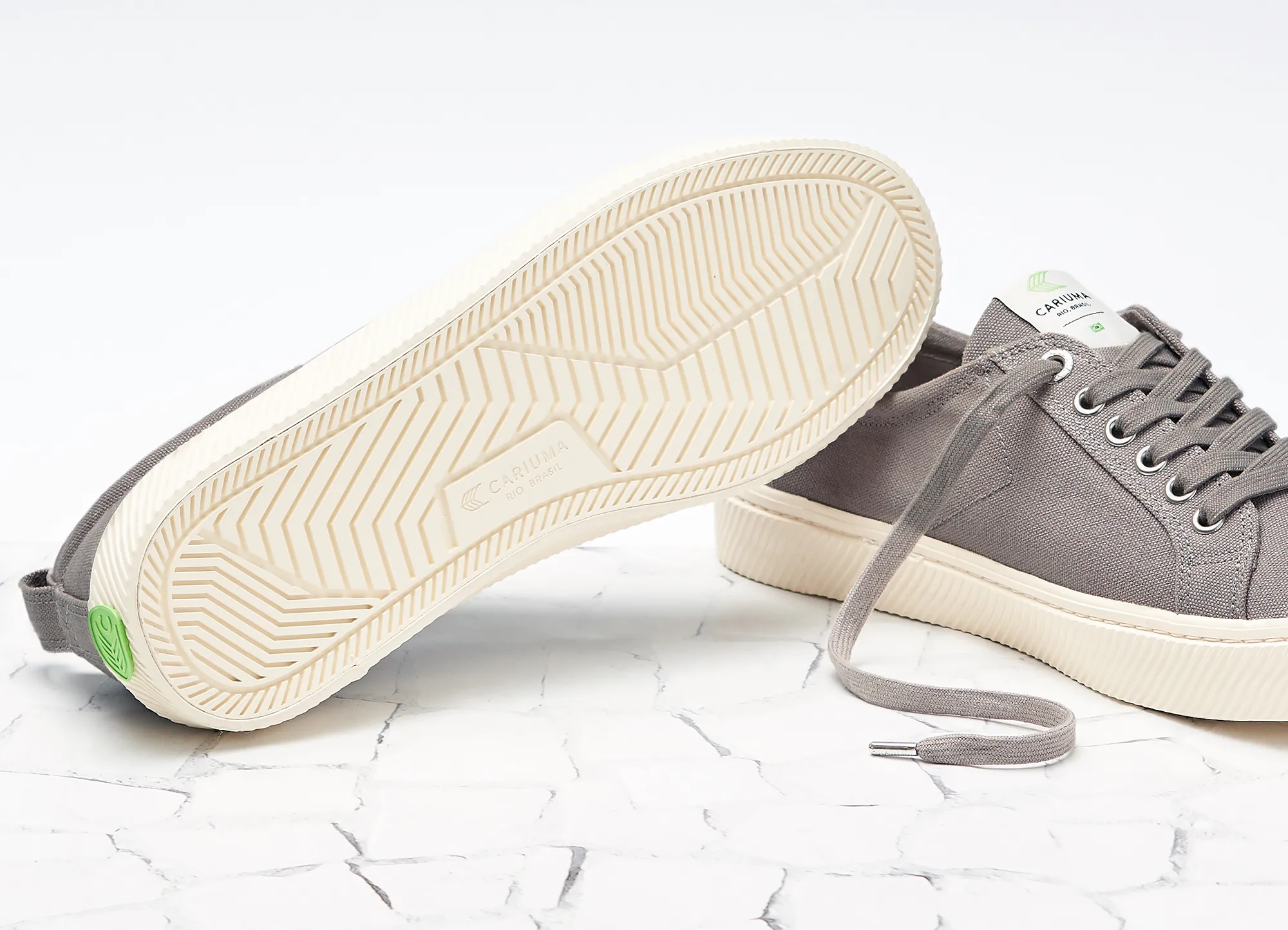 OCA Low Mystic Grey Canvas Sneaker Women