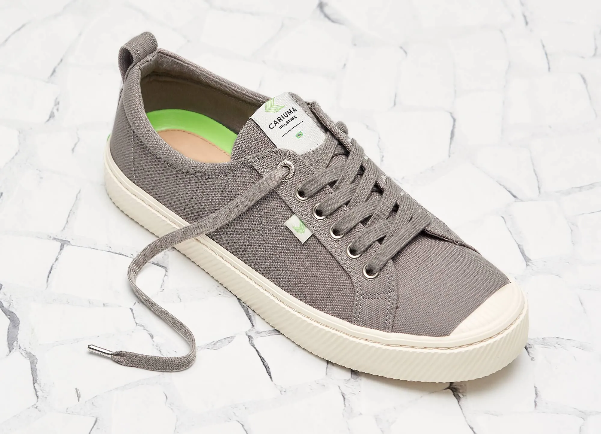 OCA Low Mystic Grey Canvas Sneaker Women