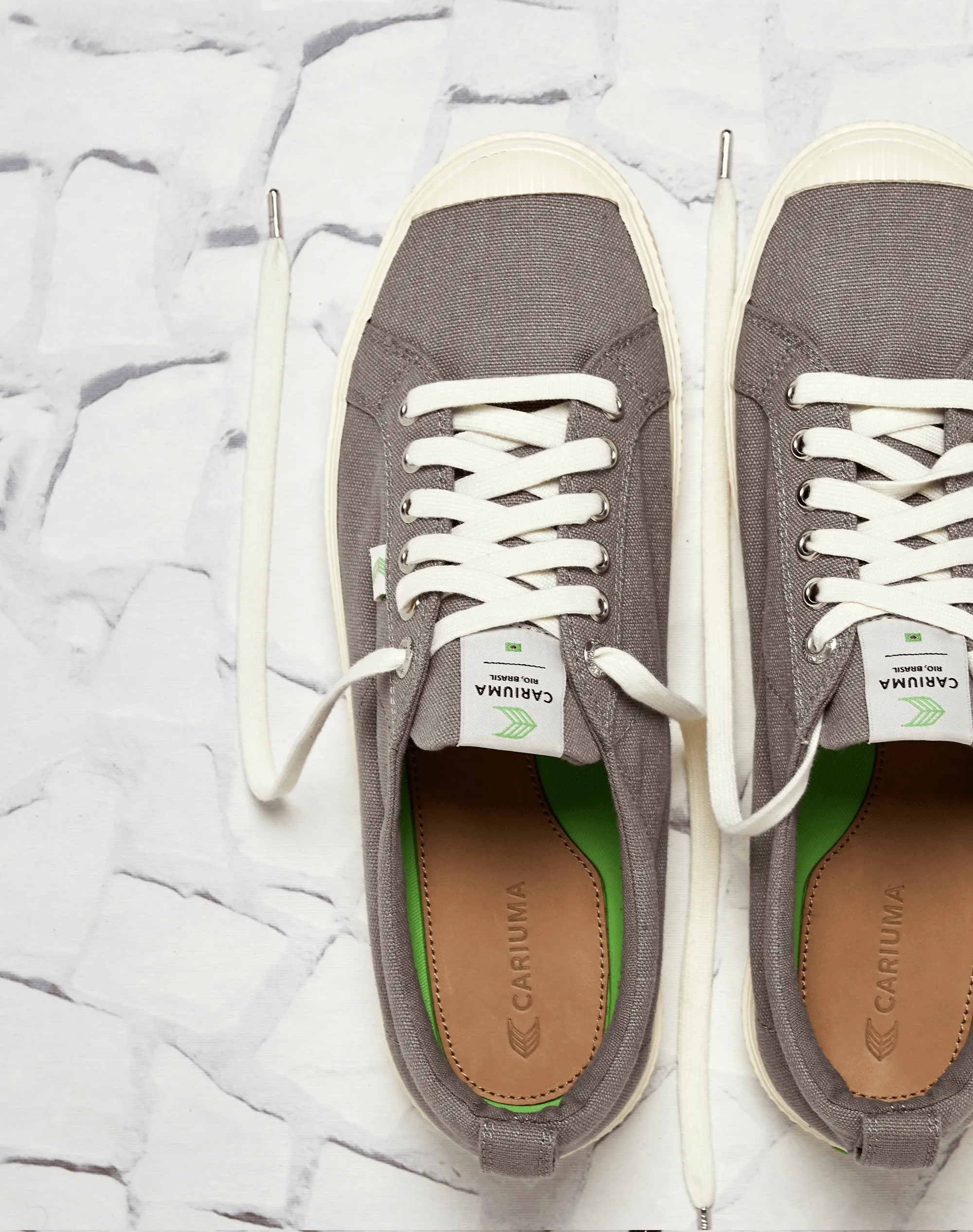 OCA Low Mystic Grey Canvas Sneaker Women