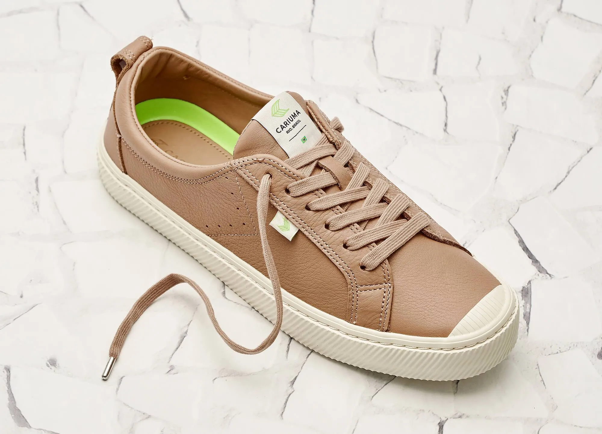 OCA Low Nude Premium Leather Sneaker Men