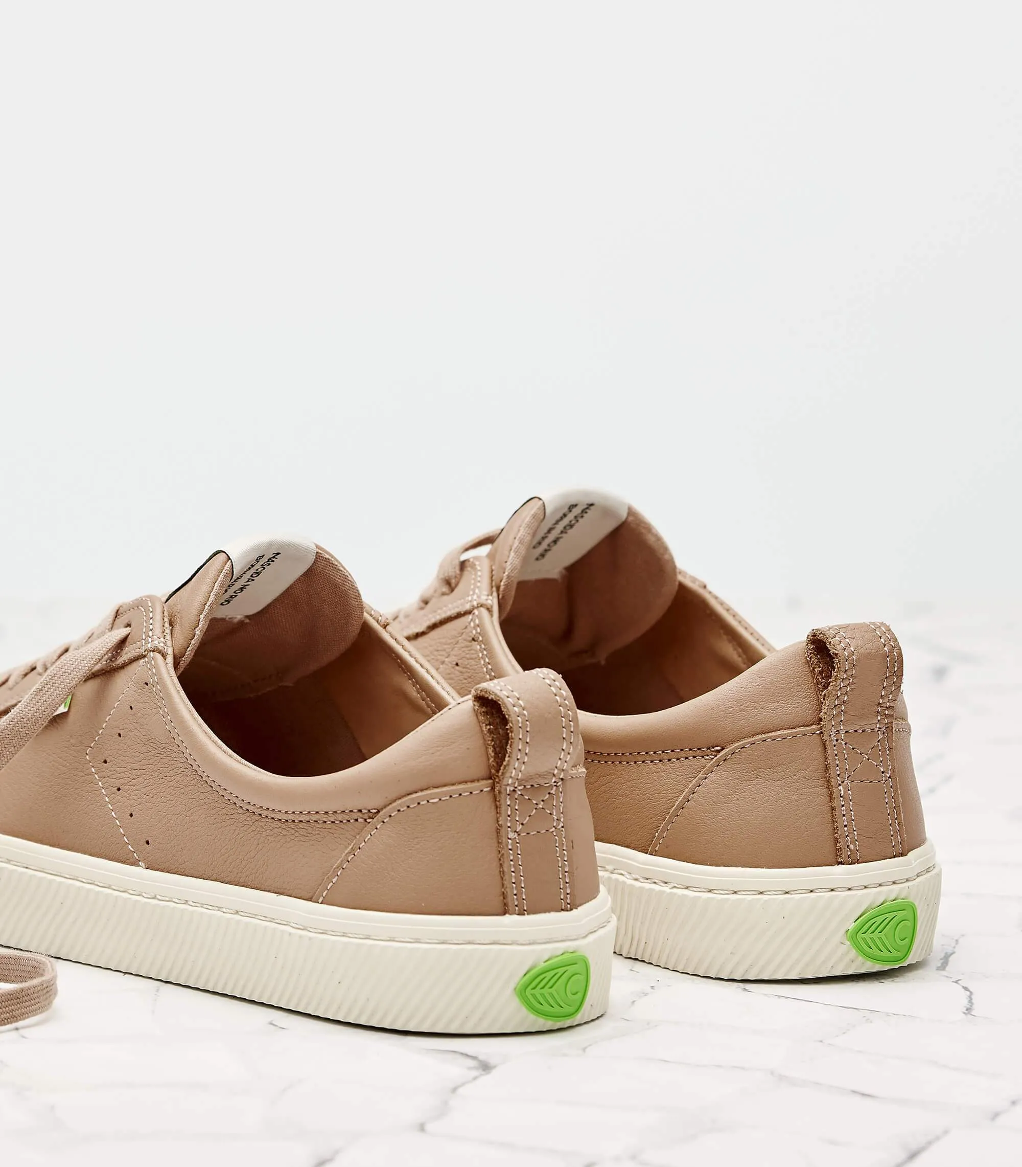 OCA Low Nude Premium Leather Sneaker Women