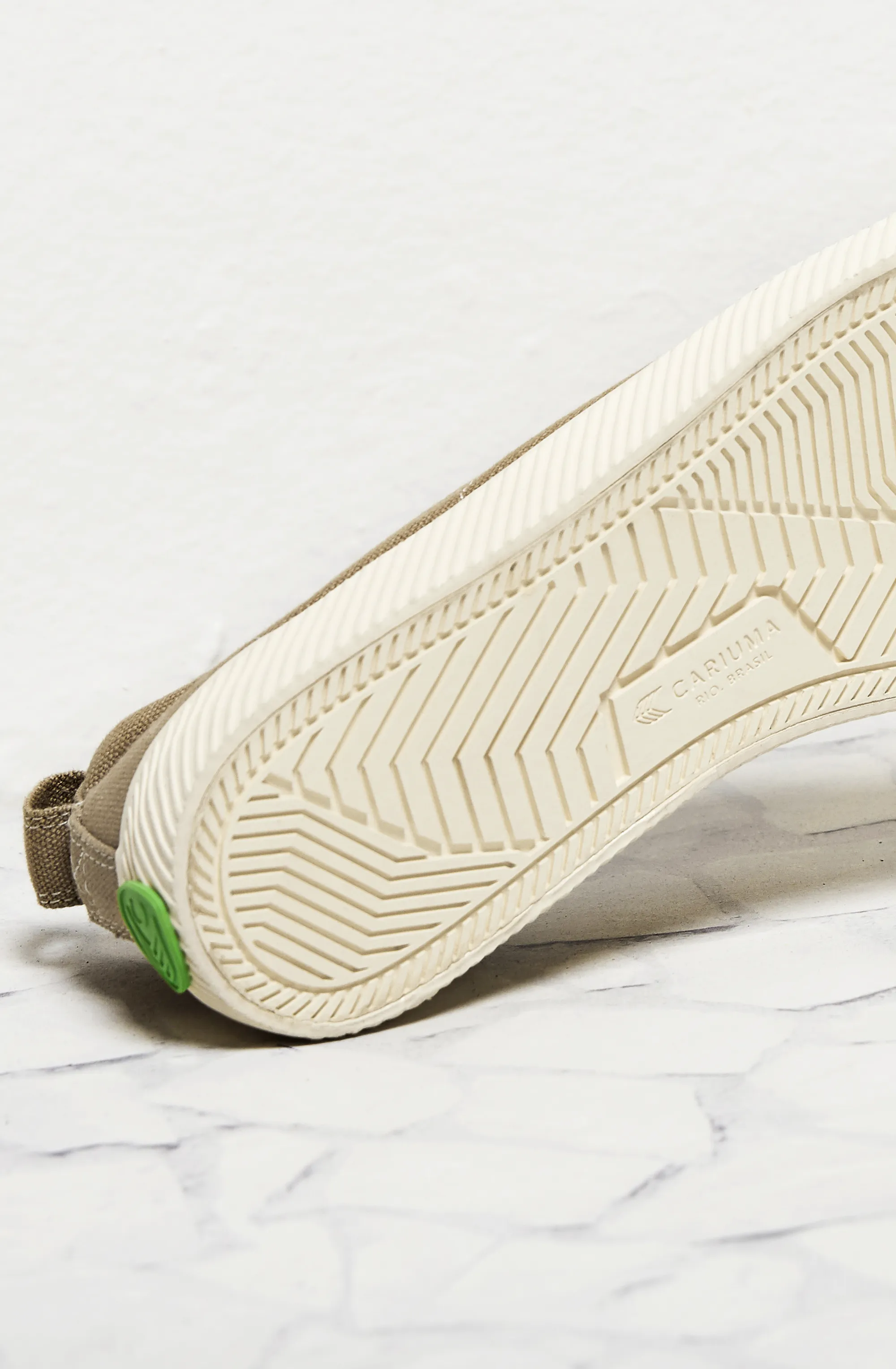 OCA Low Washed Burn Sand Canvas Contrast Thread Sneaker Women