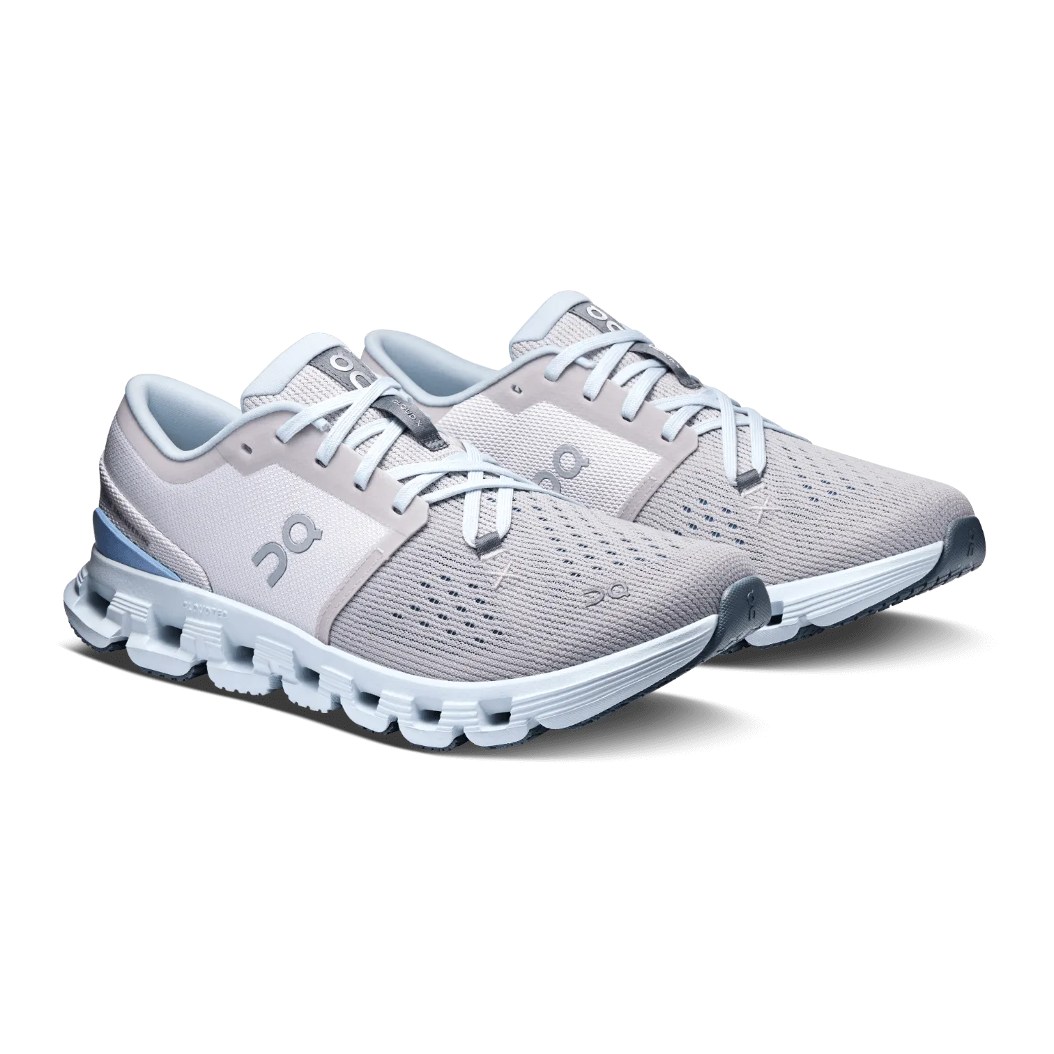 On Women's Cloud X 4 Silver/Chambray 3WE30073278