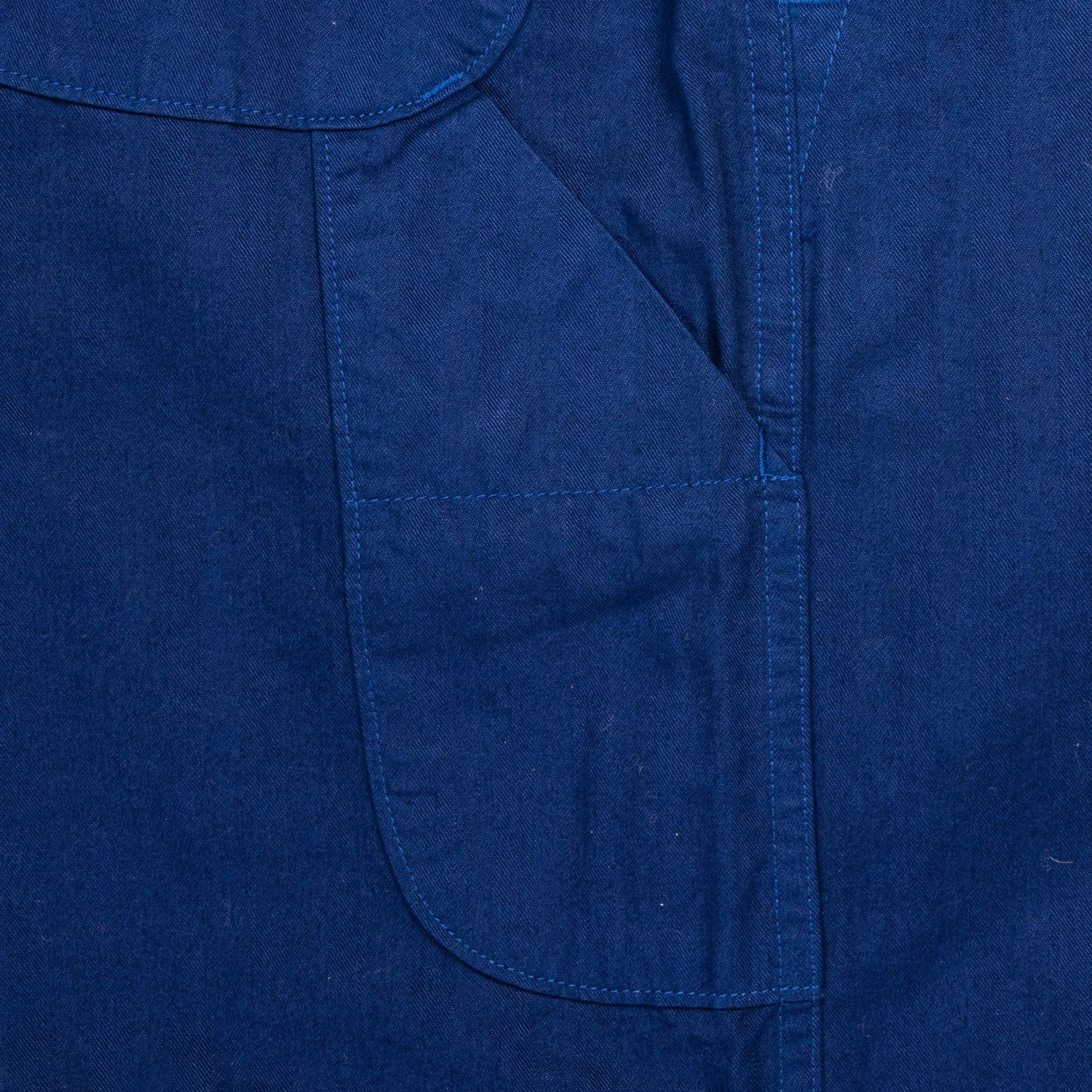 Orslow French Work Pants Herringbone Twill Blue