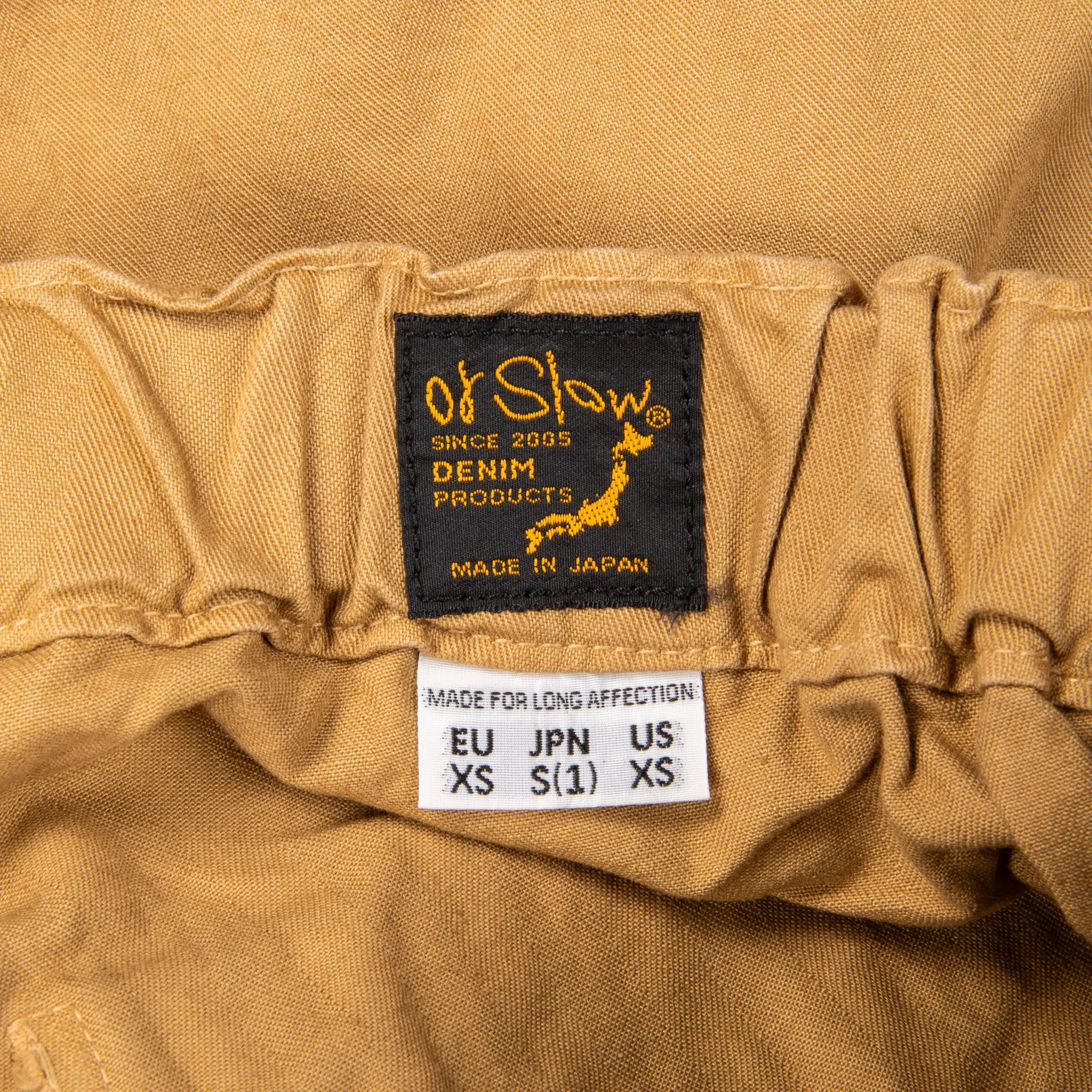 Orslow French Work Pants Herringbone Twill Khaki