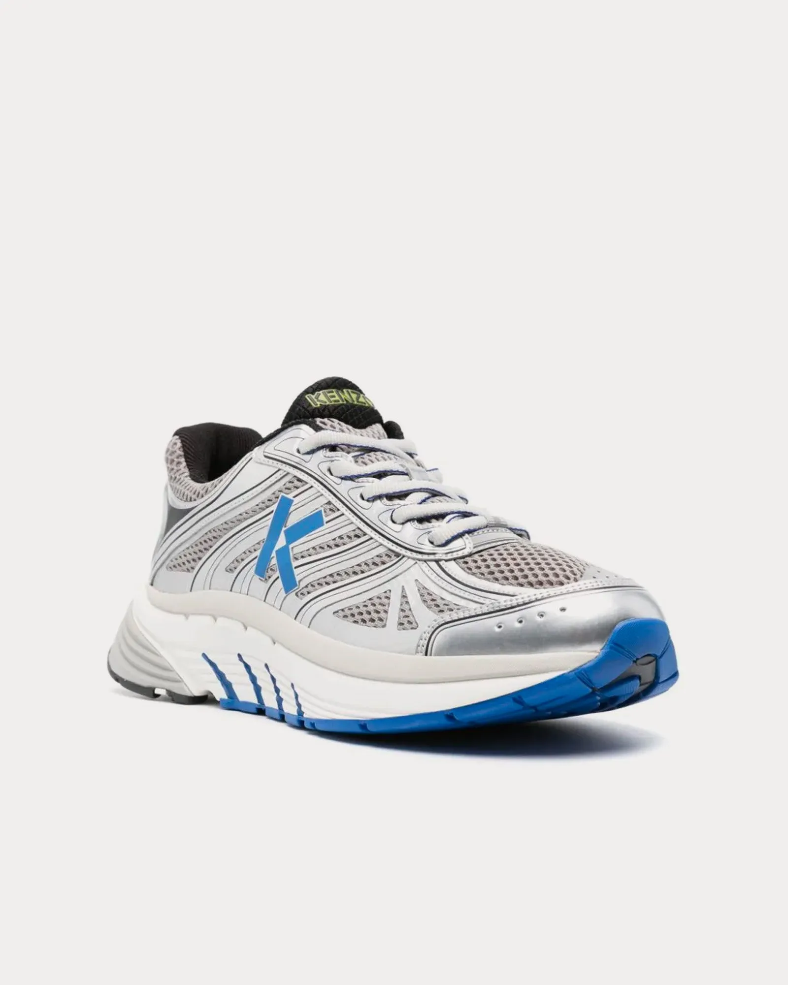Pace Tech Runner Silver Low Top Sneakers