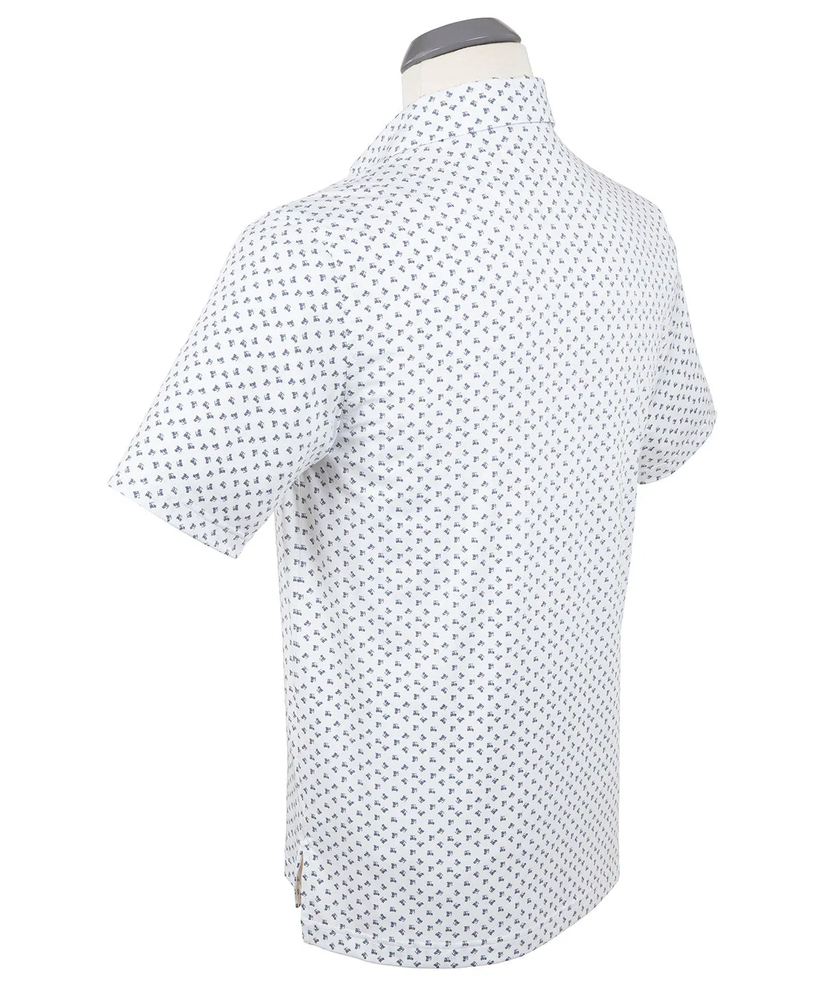 Performance Golf Cart Print Polo