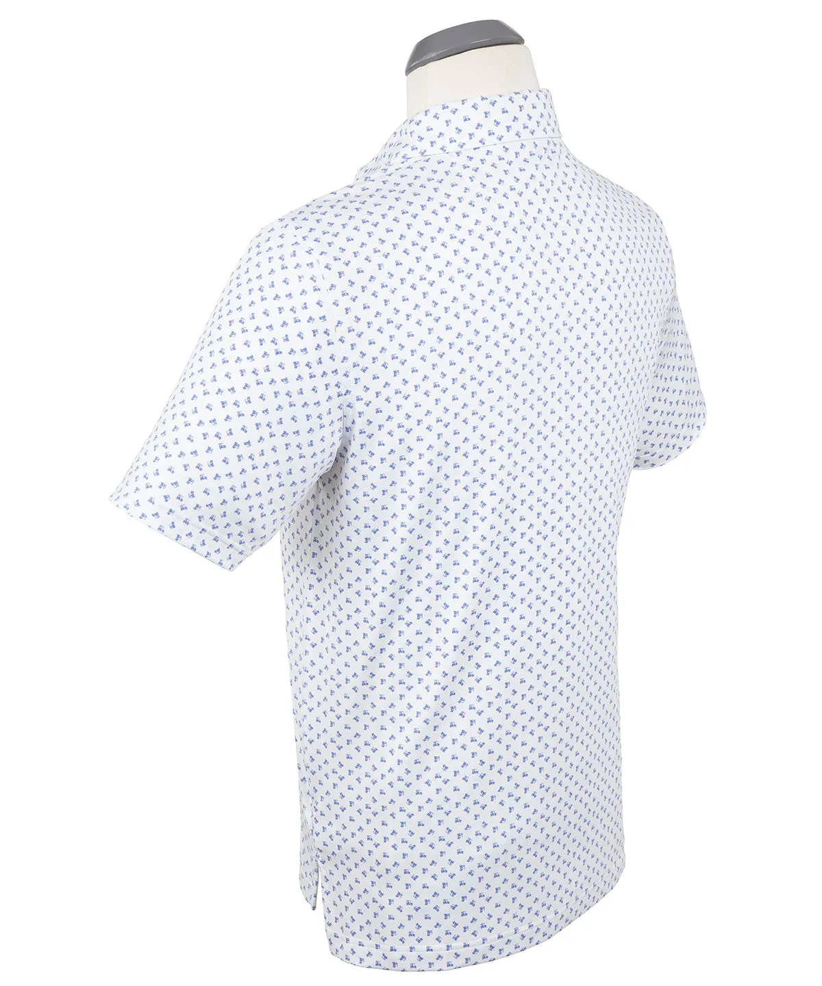 Performance Golf Cart Print Polo