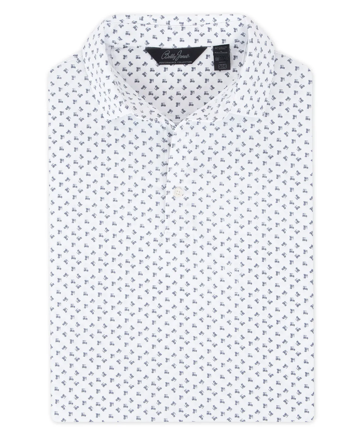 Performance Golf Cart Print Polo