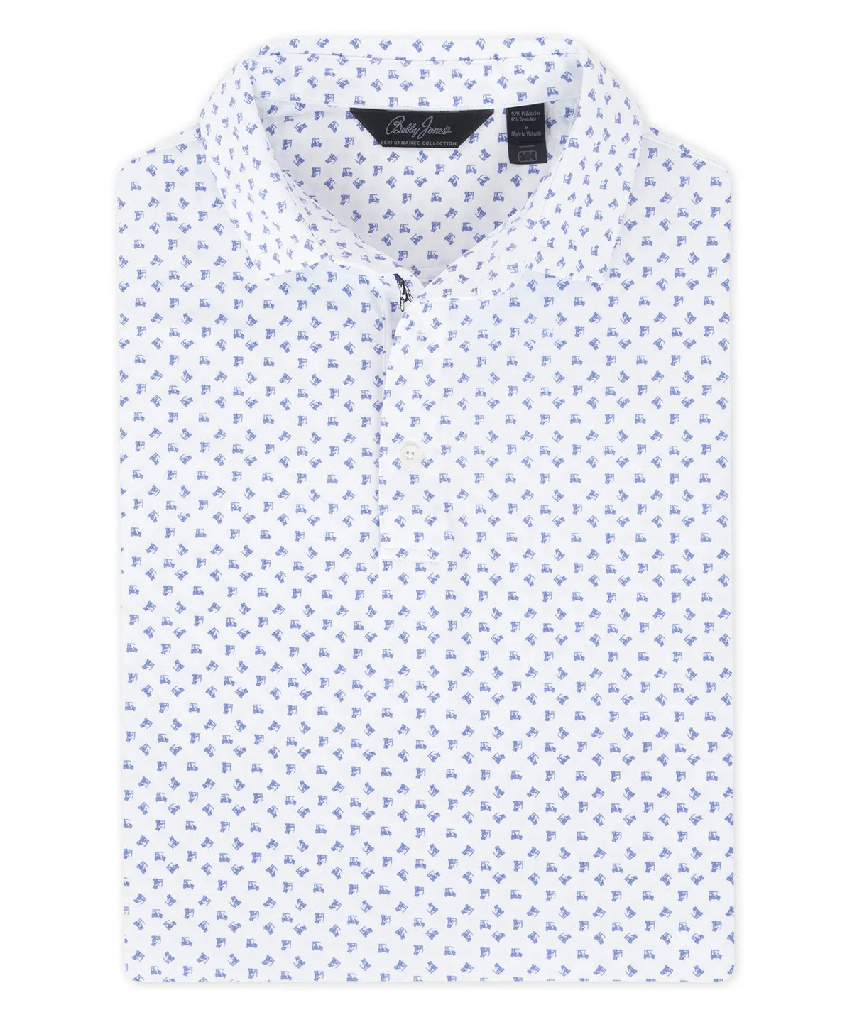 Performance Golf Cart Print Polo