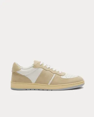 Pillar Destroyer Suede Beige / White Low Top Sneakers