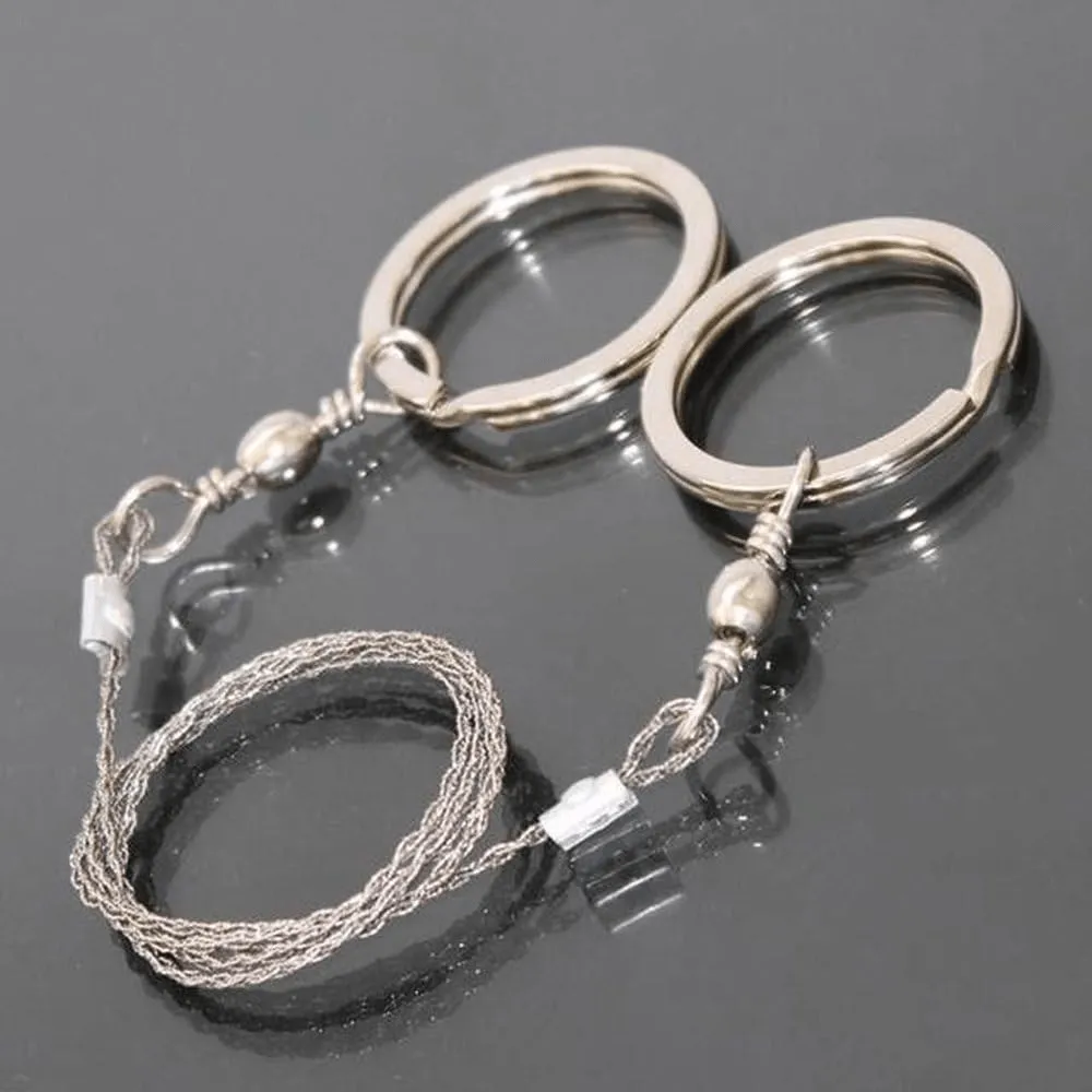 Portable Stainless Steel Survival Chain Saw - Manual Outdoor Wire Saw for Camping, Hiking, and Backpacking
