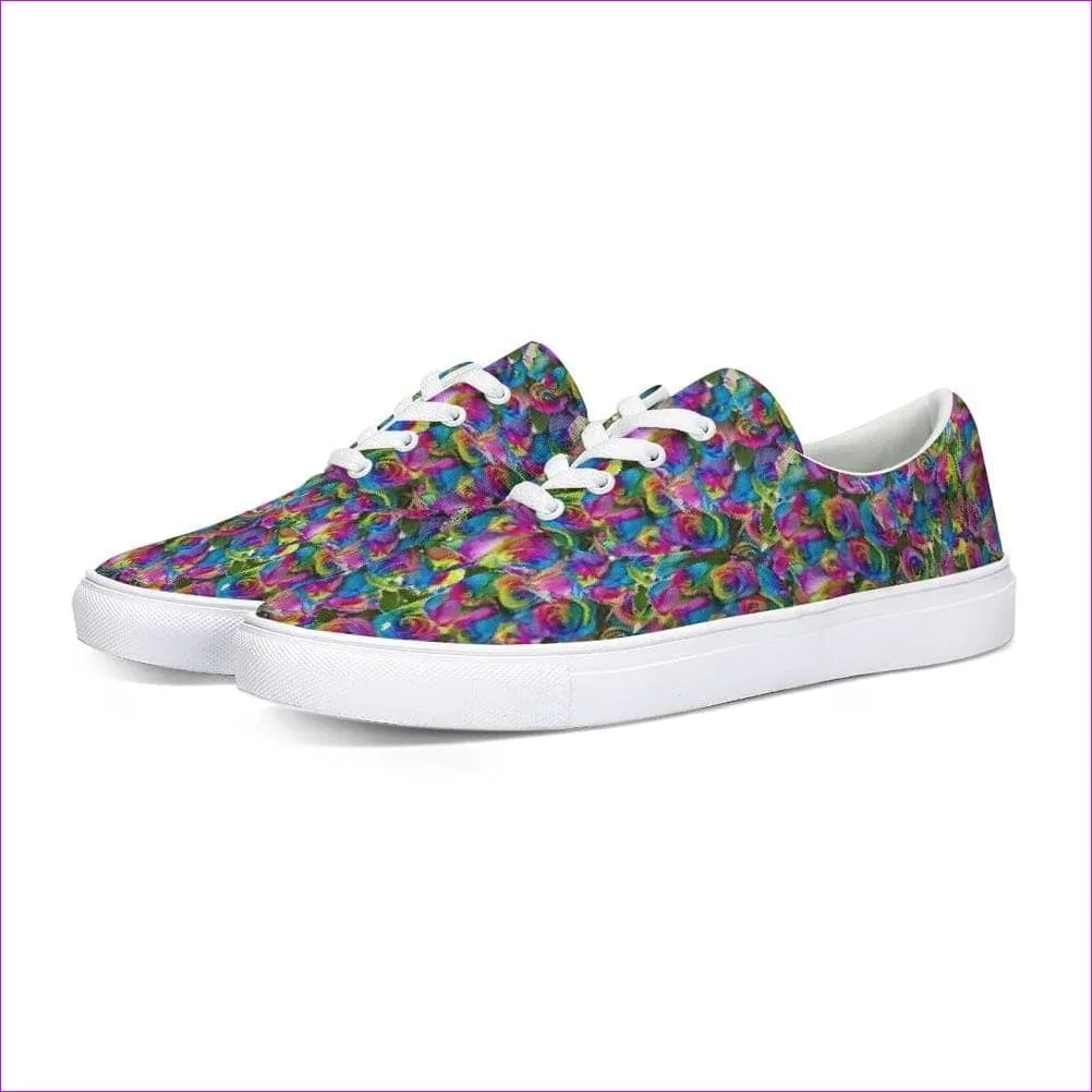 Psy-Rose Lace Up Canvas Shoe
