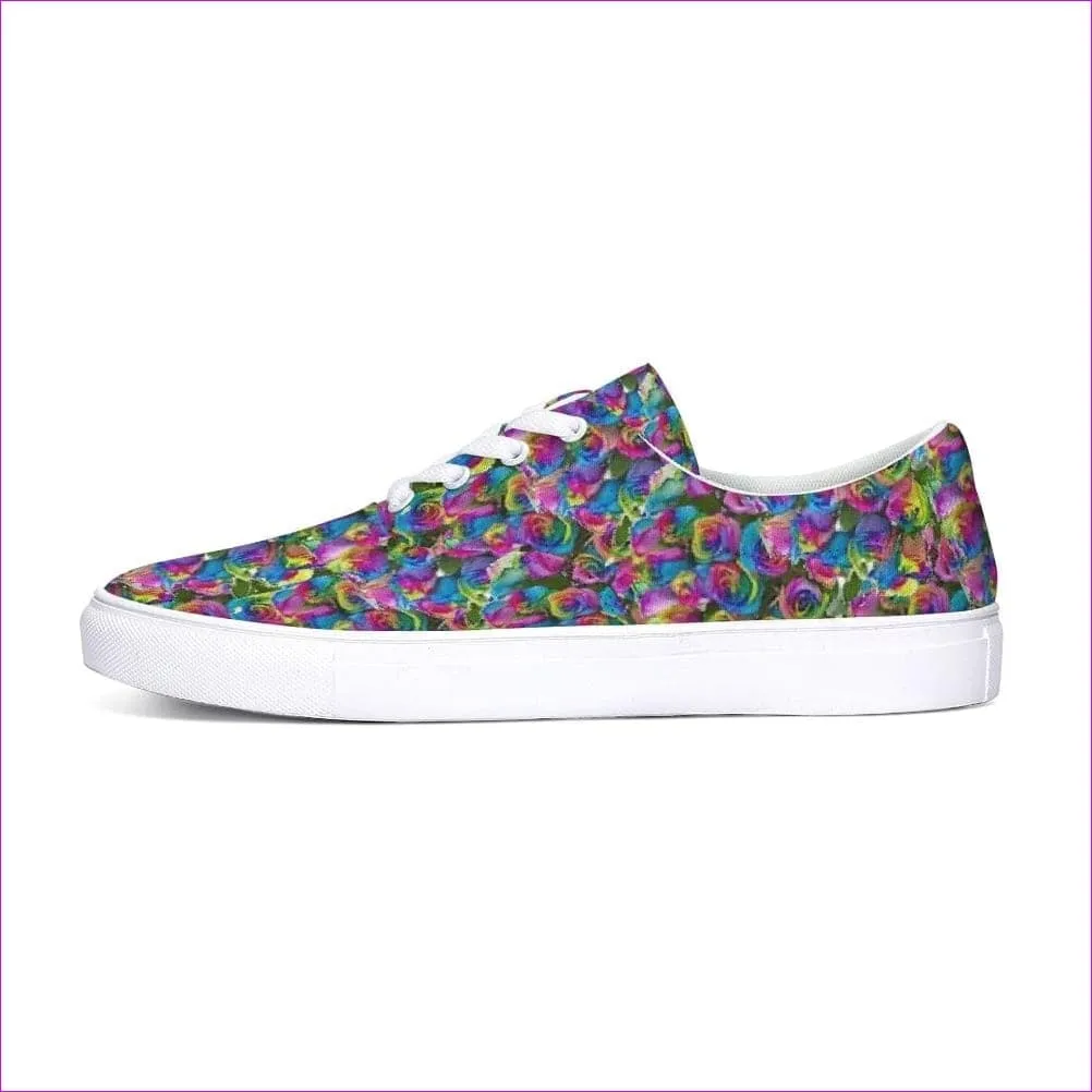 Psy-Rose Lace Up Canvas Shoe