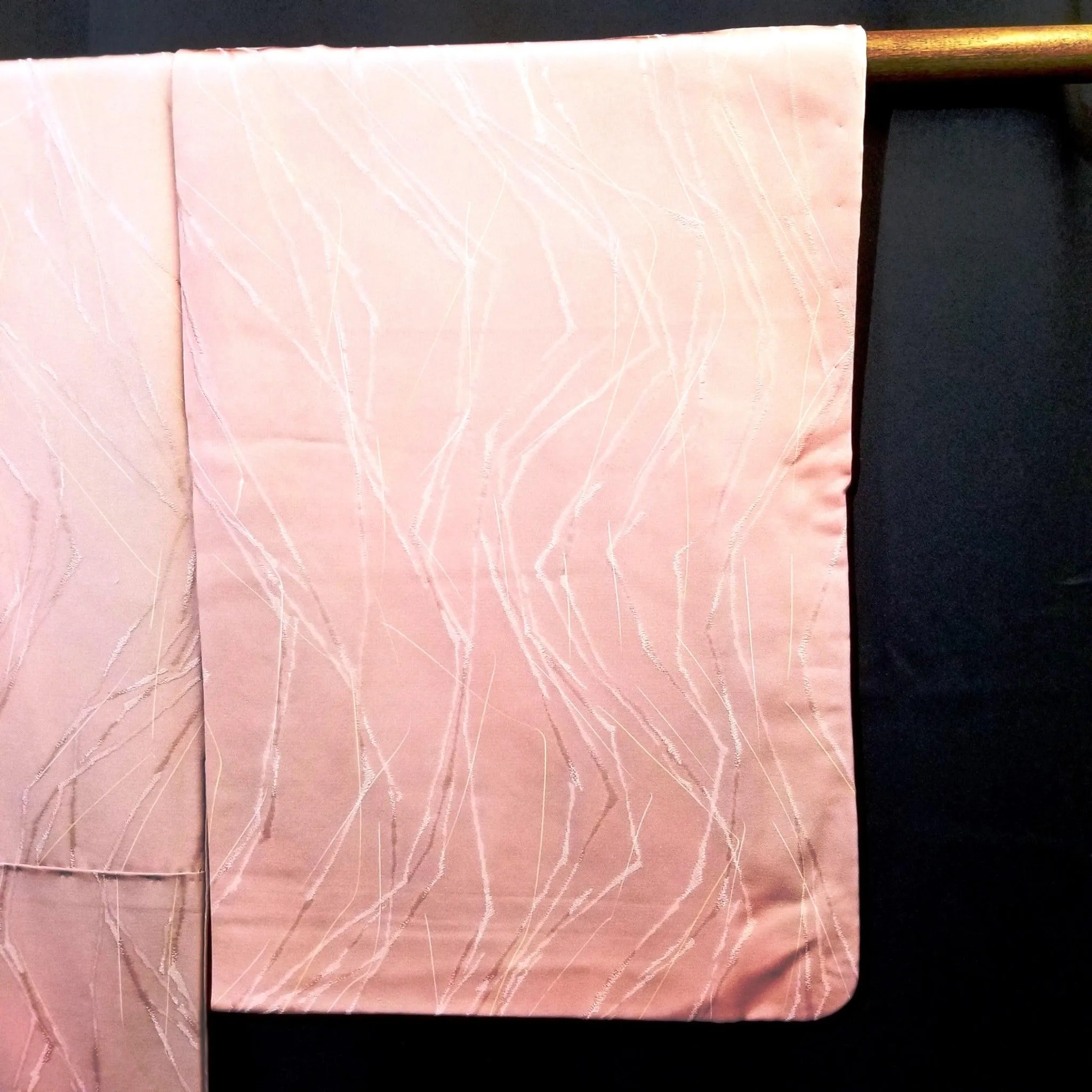 "Pink Brushstrokes" Iromuji Kimono