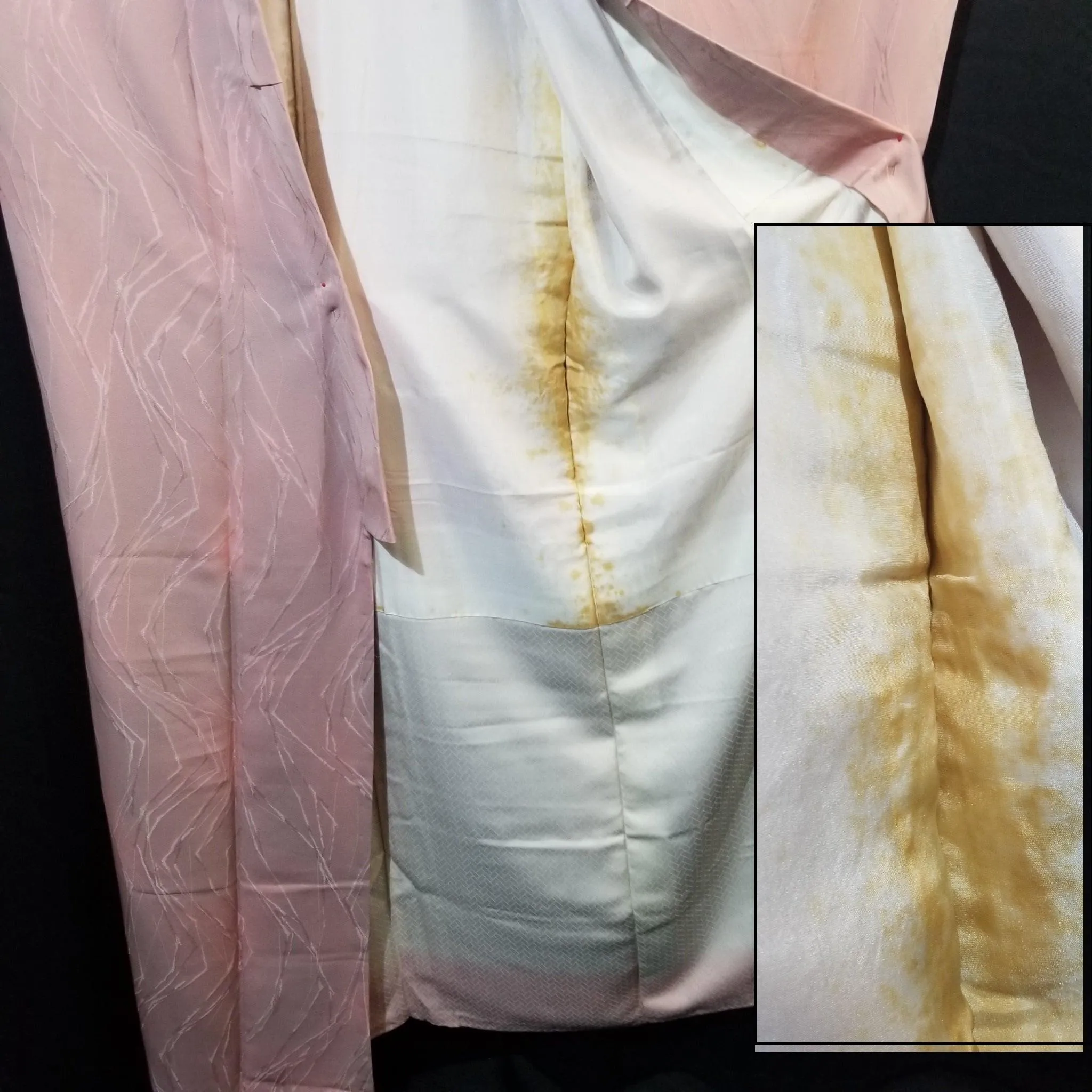 "Pink Brushstrokes" Iromuji Kimono