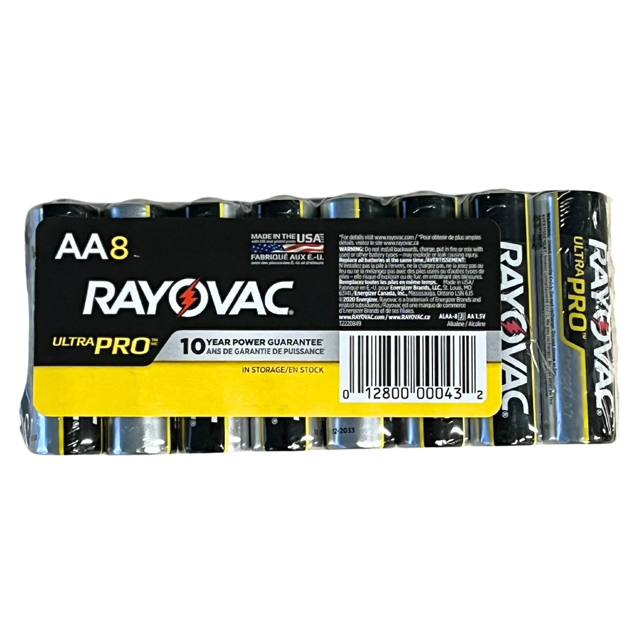 Rayovac AA Batteries (8-pack)
