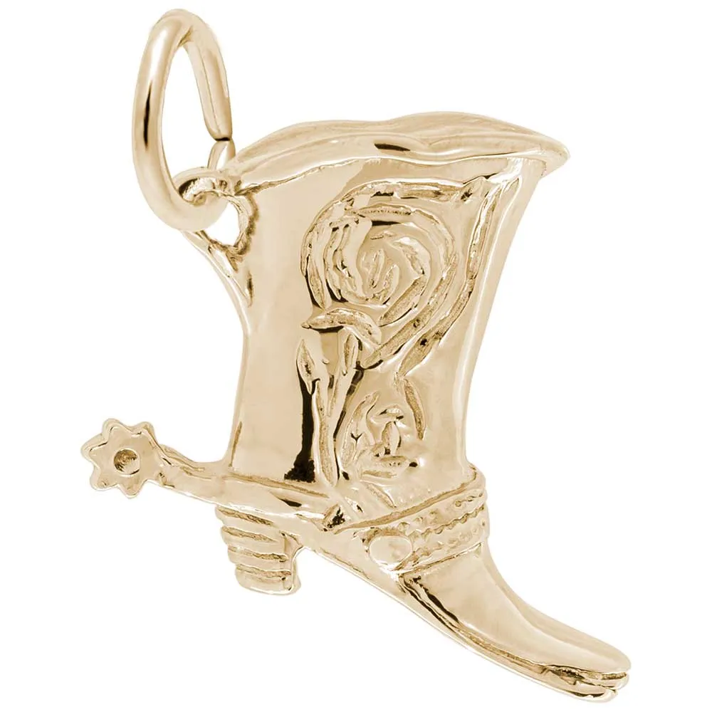 Rembrandt Charms - New Cowboy Boot Charm - 1760
