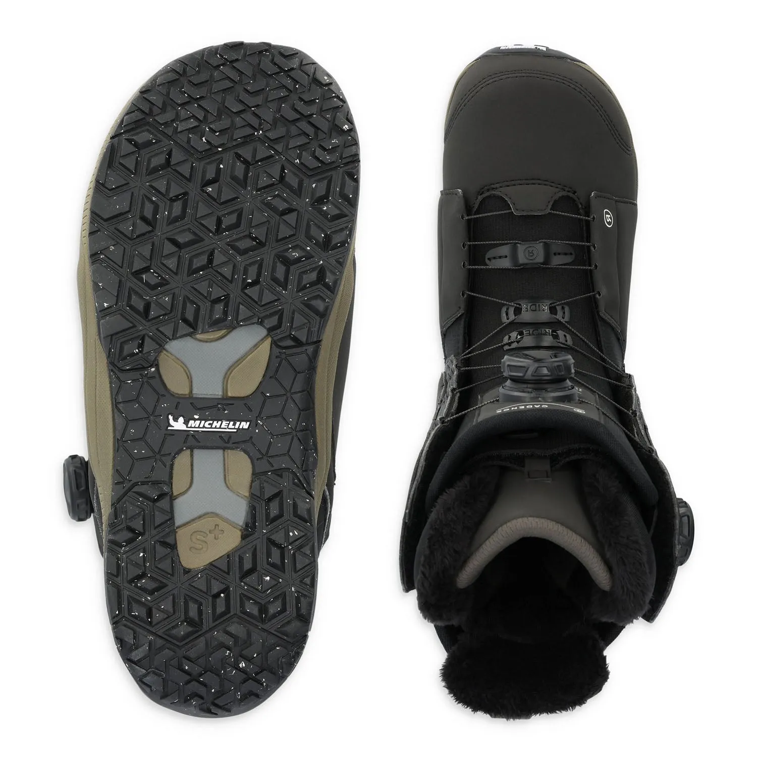 Ride Women's Cadence Snowboard Boots 2025 Black