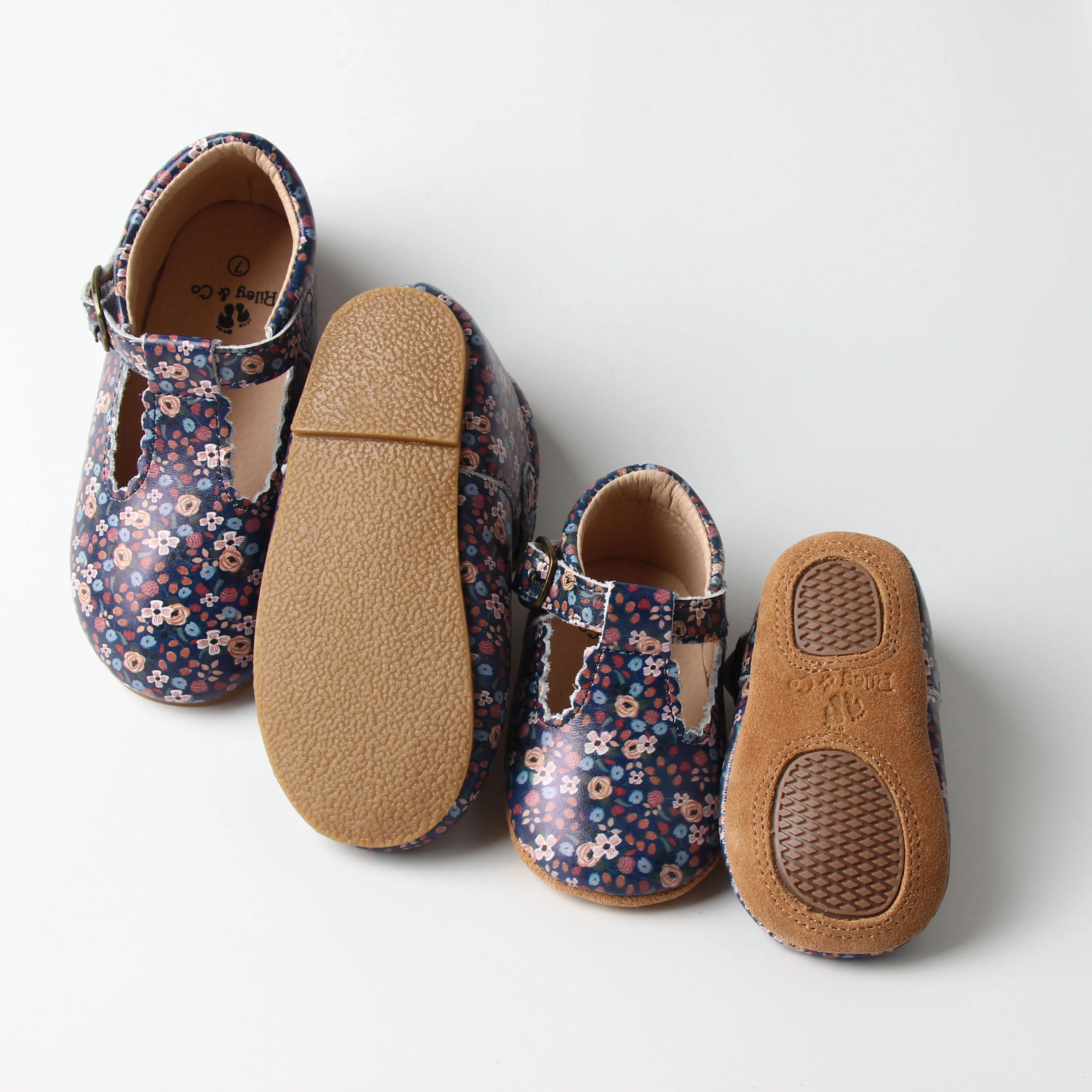 Riley T-Straps - Blissful Floral