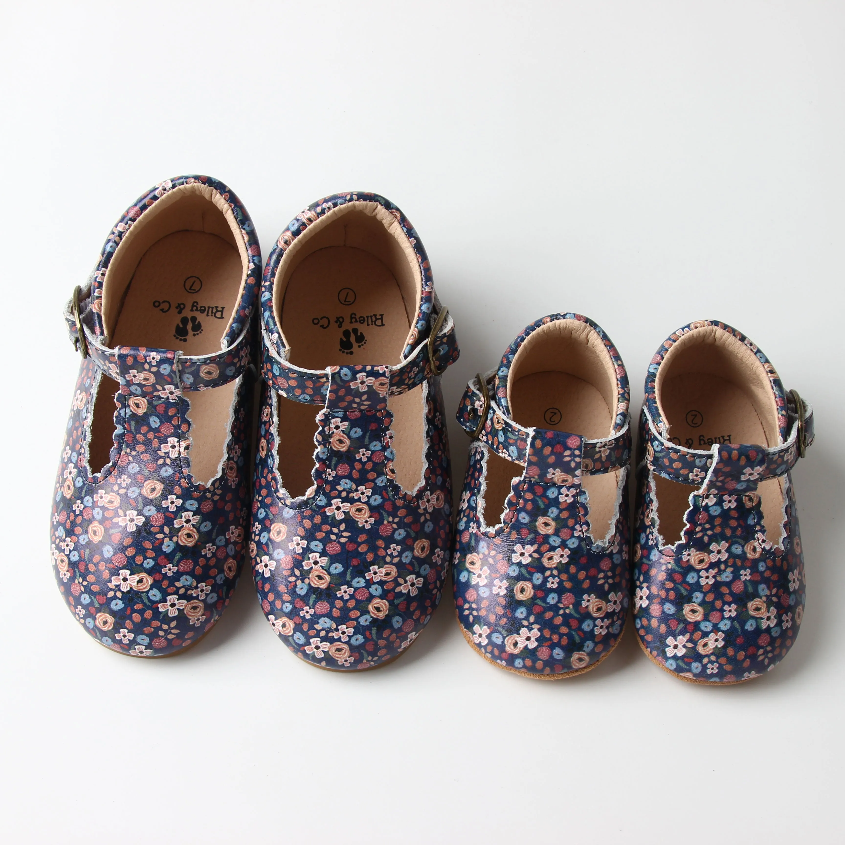 Riley T-Straps - Blissful Floral