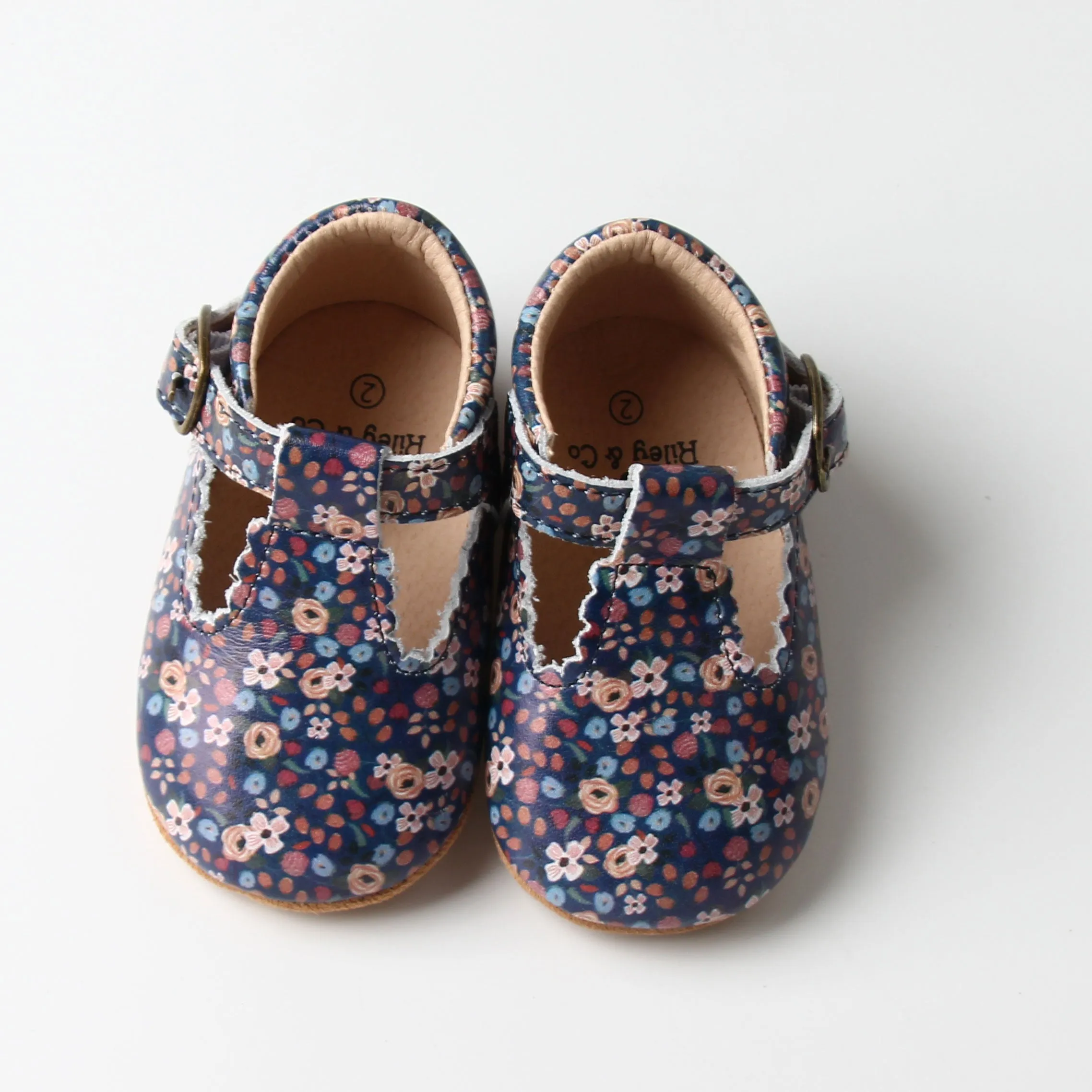 Riley T-Straps - Blissful Floral