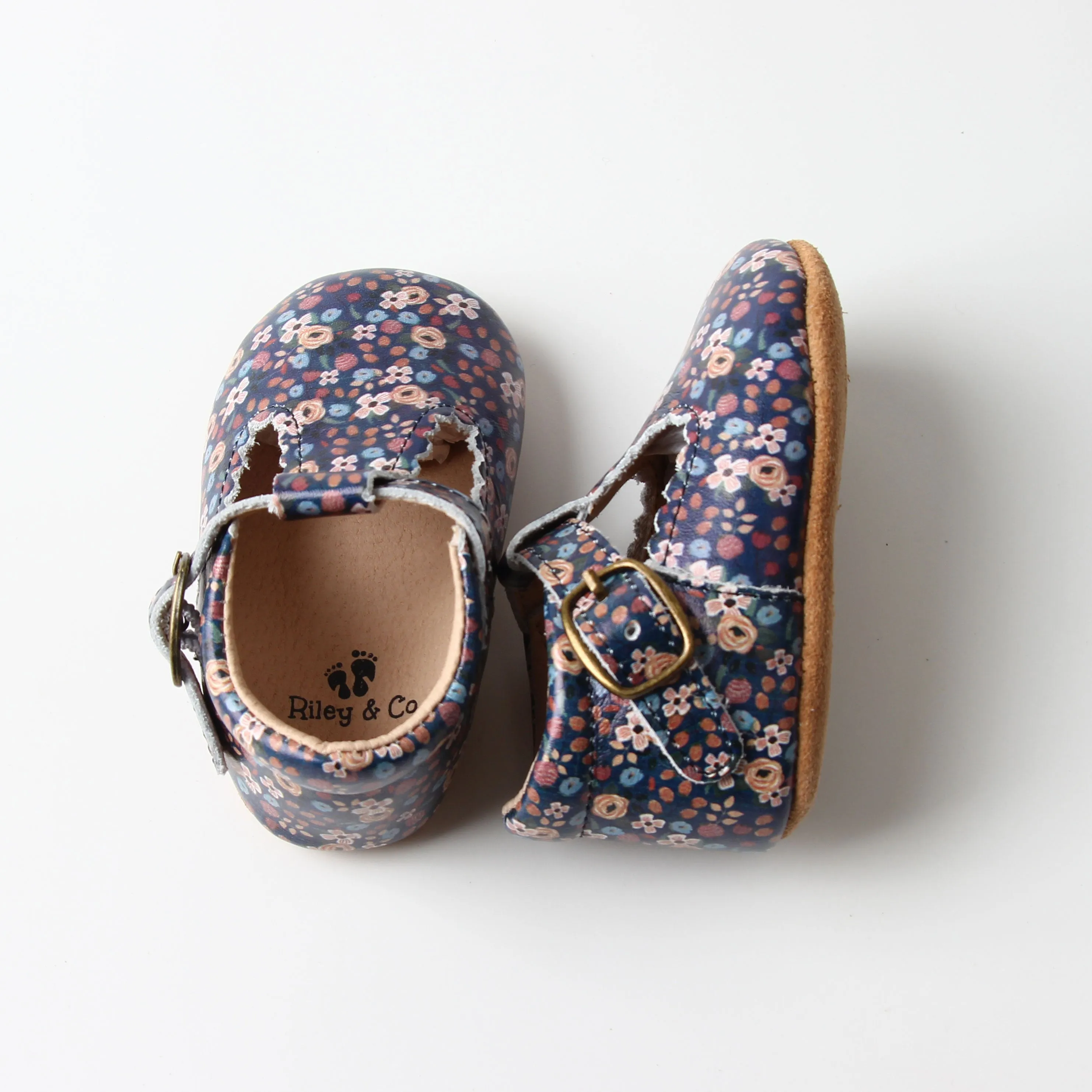 Riley T-Straps - Blissful Floral