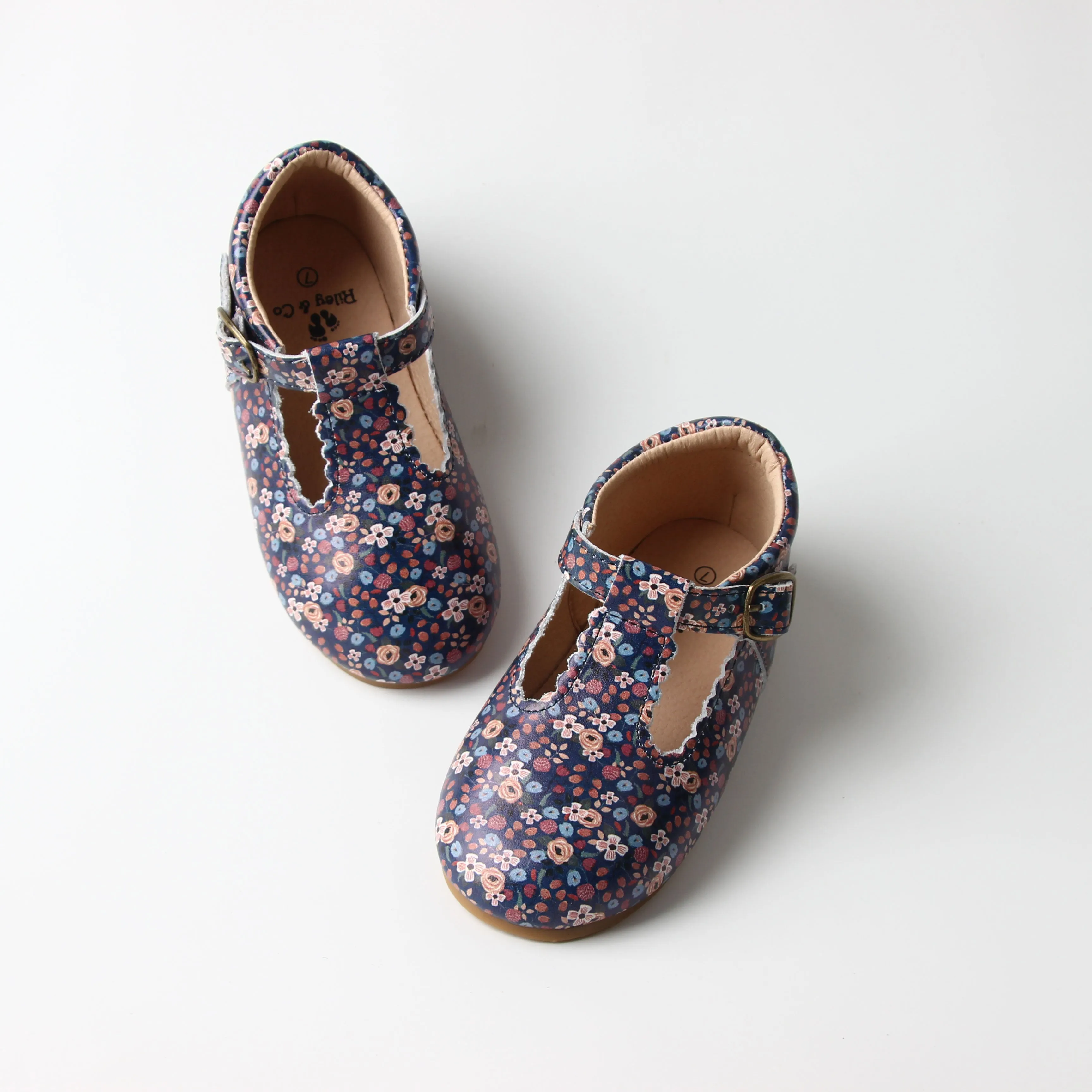 Riley T-Straps - Blissful Floral