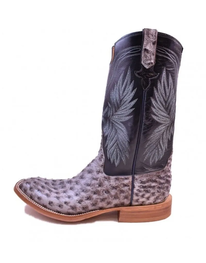 Rios of Mercedes | Rio Grande Nicotine Full Quill Ostrich Boot