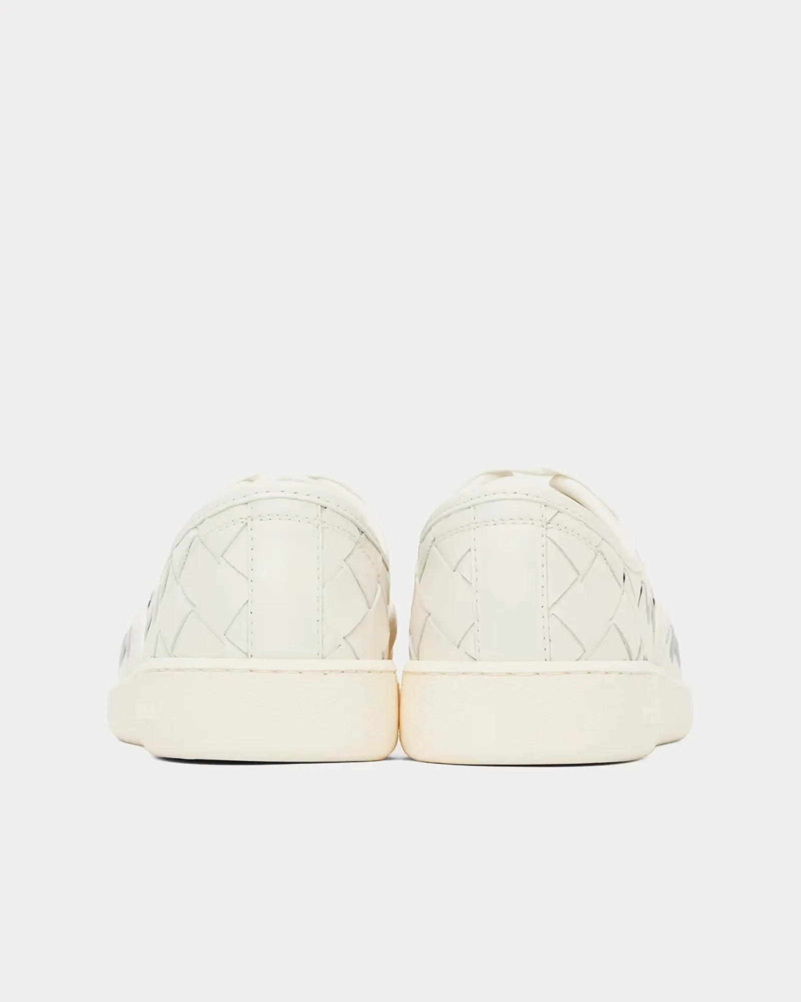 Sawyer Intrecciato White Low Top Sneakers
