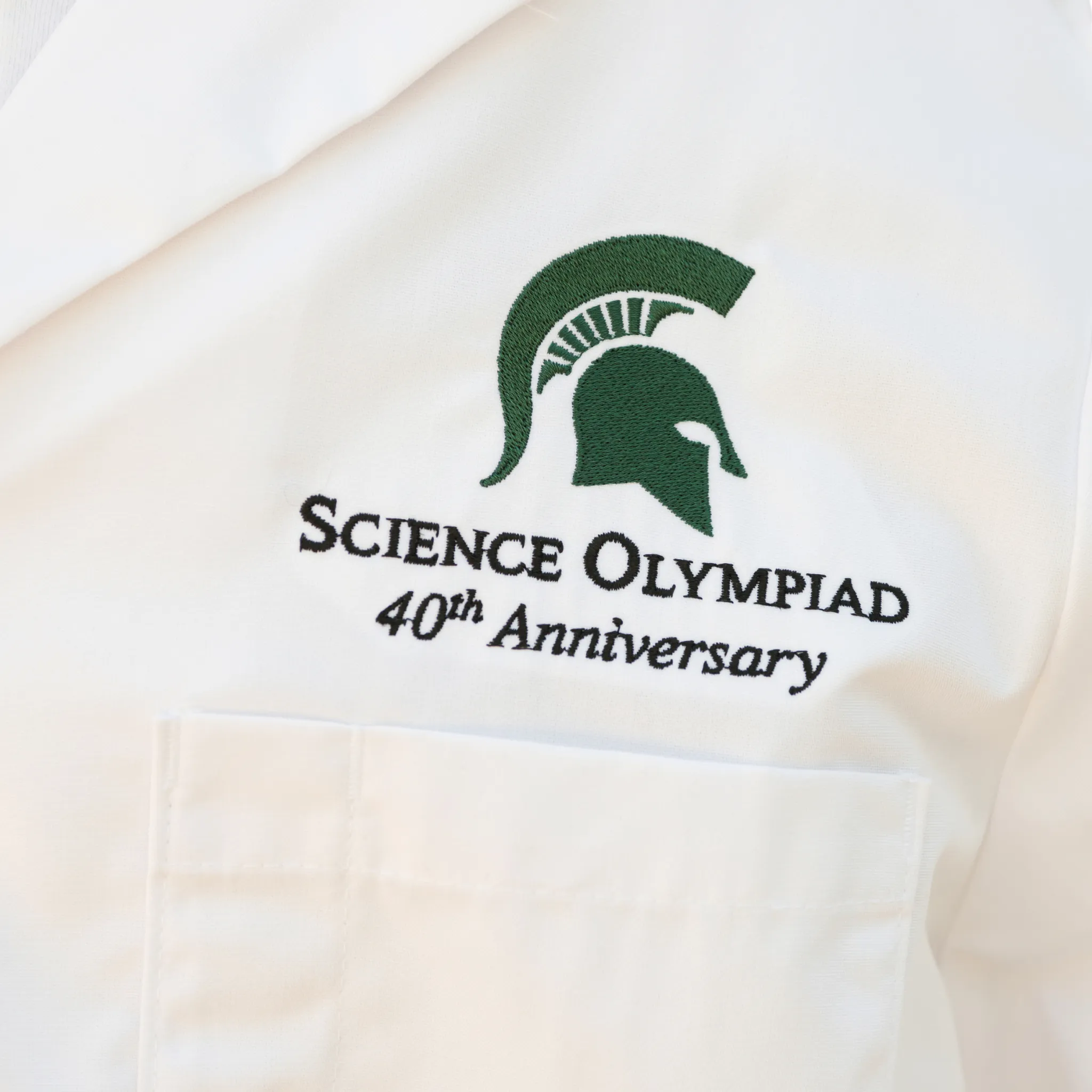Science Olympiad 40th Anniversary Lab Coat