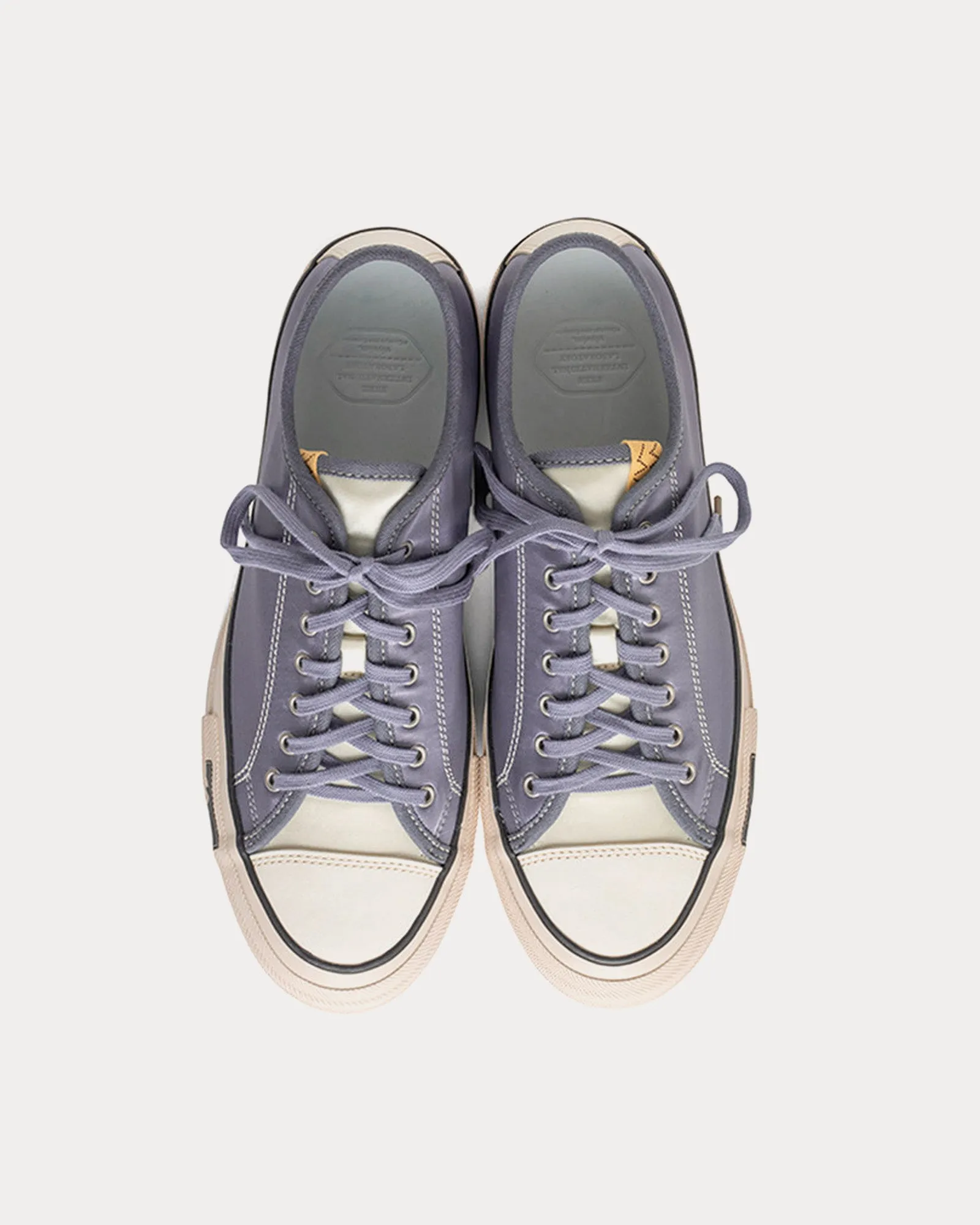 Skagway Lo Rayon Satin Purple Low Top Sneakers