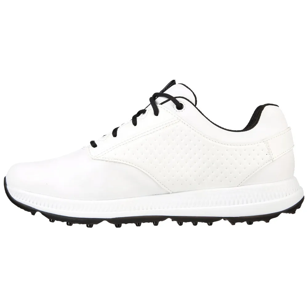 Skechers Go Golf Elite 5 Legend Spikeless Waterproof Shoes - White/Black