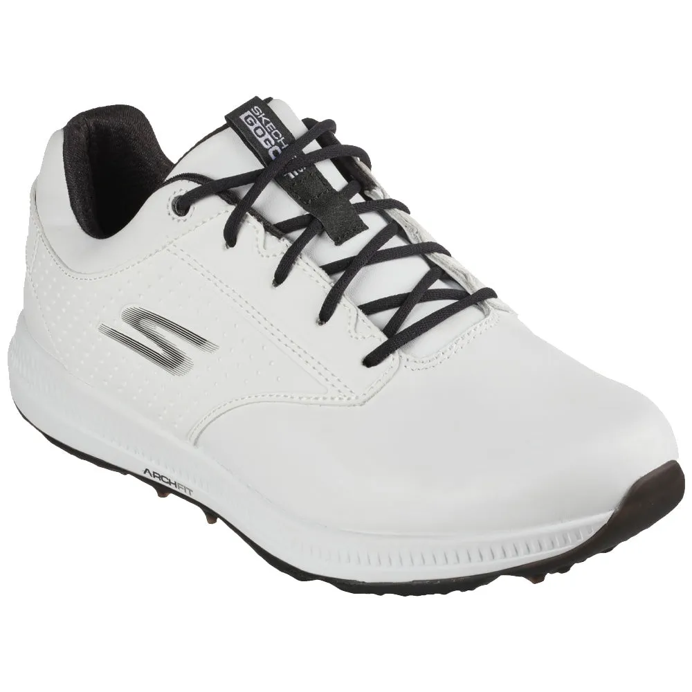 Skechers Go Golf Elite 5 Legend Spikeless Waterproof Shoes - White/Black