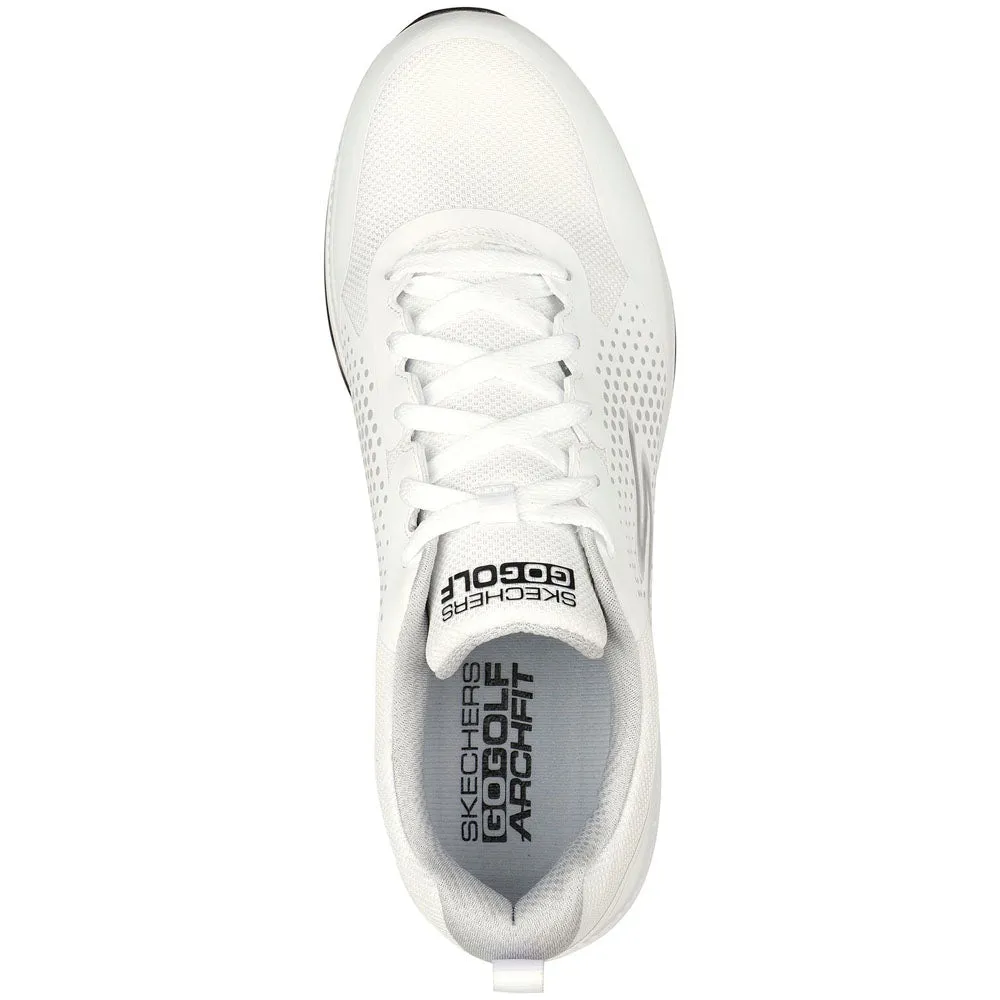 Skechers Go Golf Elite 5 Sport Waterproof Spikeless Shoes - White/Black