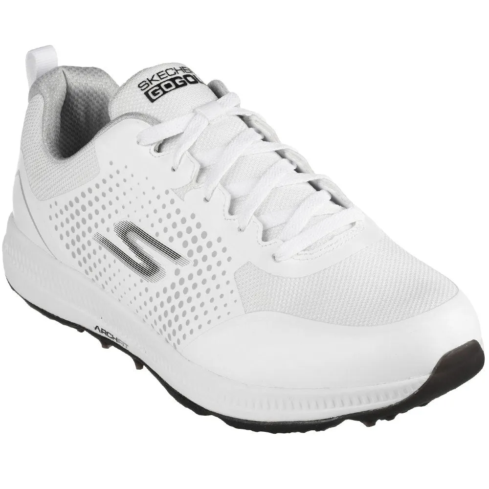 Skechers Go Golf Elite 5 Sport Waterproof Spikeless Shoes - White/Black